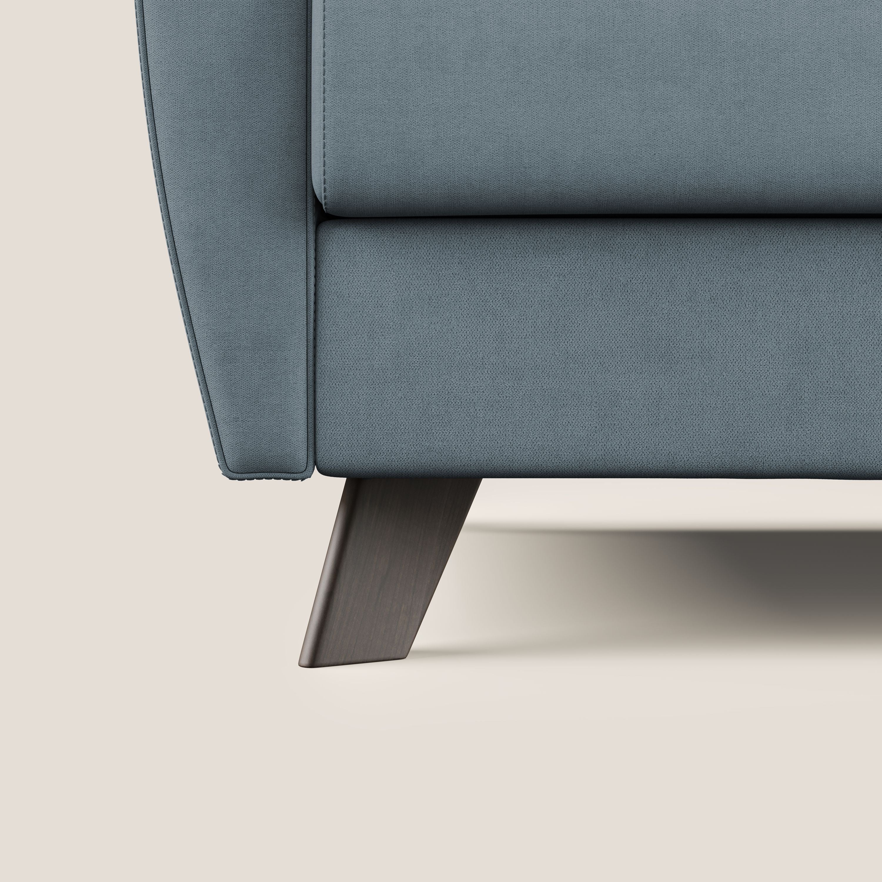 Callisto Divano letto matrimoniale in tessuto morbido impermeabile T02 carta da zucchero - divani.store