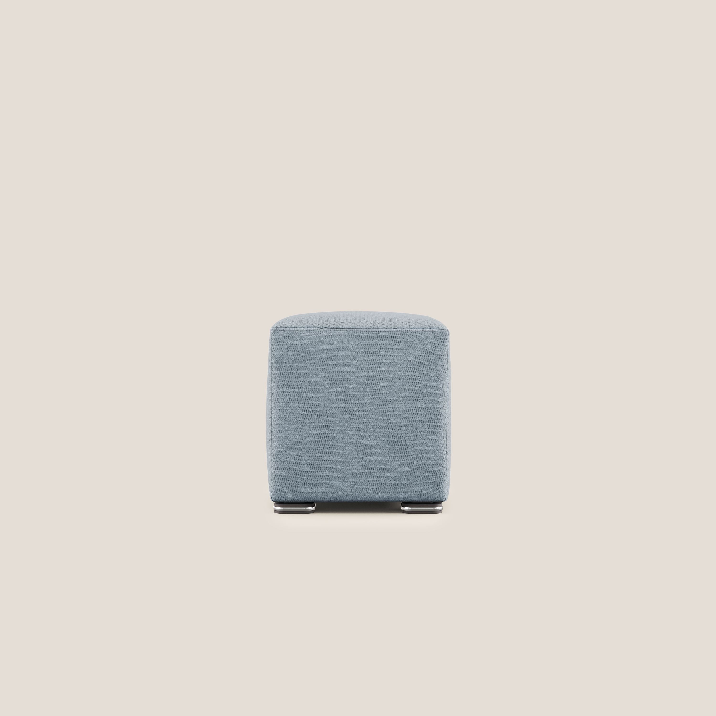 Cube pouf in tessuto morbido impermeabile T02 carta da zucchero - divani.store