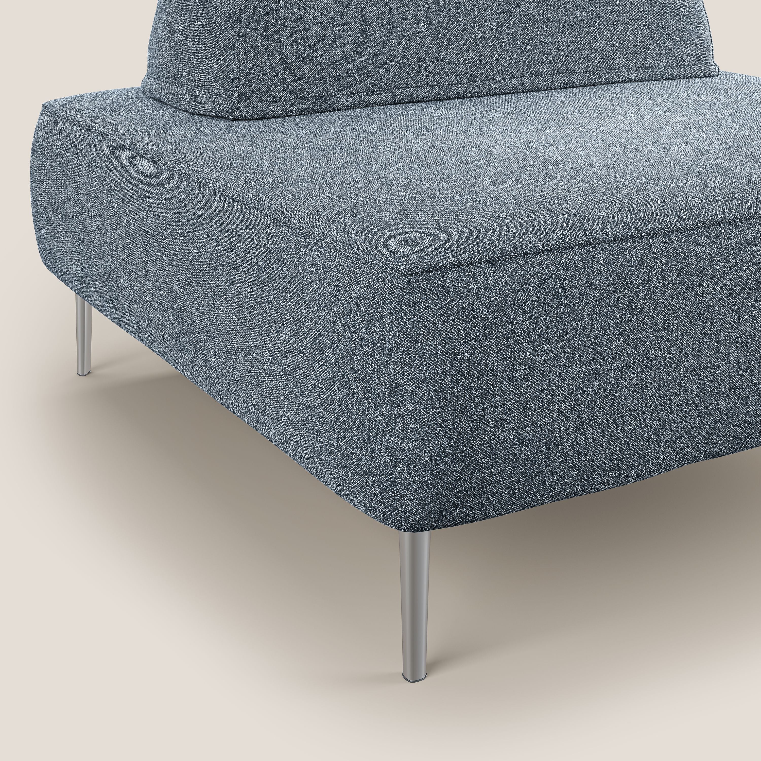 Newton poltrona modulare con schienali movibili T07 carta da zucchero - divani.store