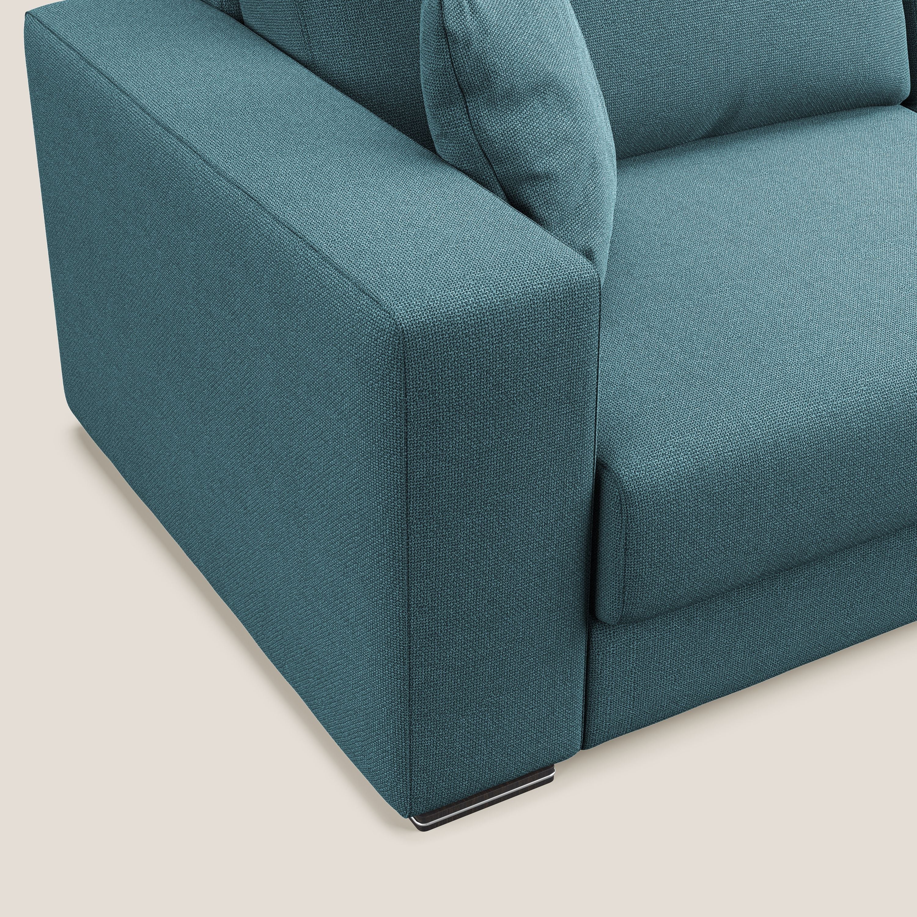 Marte divano in tessuto smacchiabile impermeabile T08 azzurro - divani.store