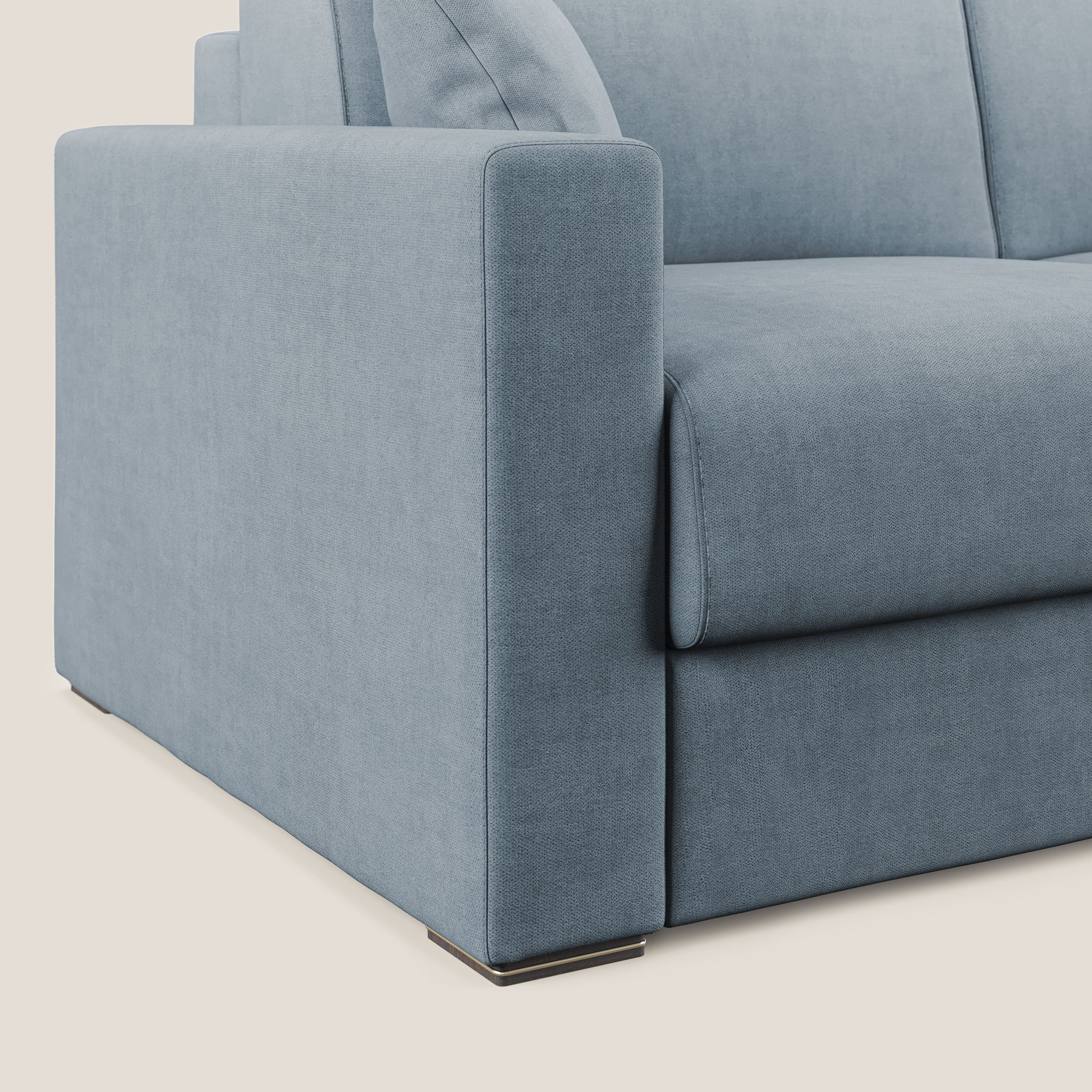 Best Divano letto matrimoniale in tessuto impermeabile T02 carta da zucchero - divani.store