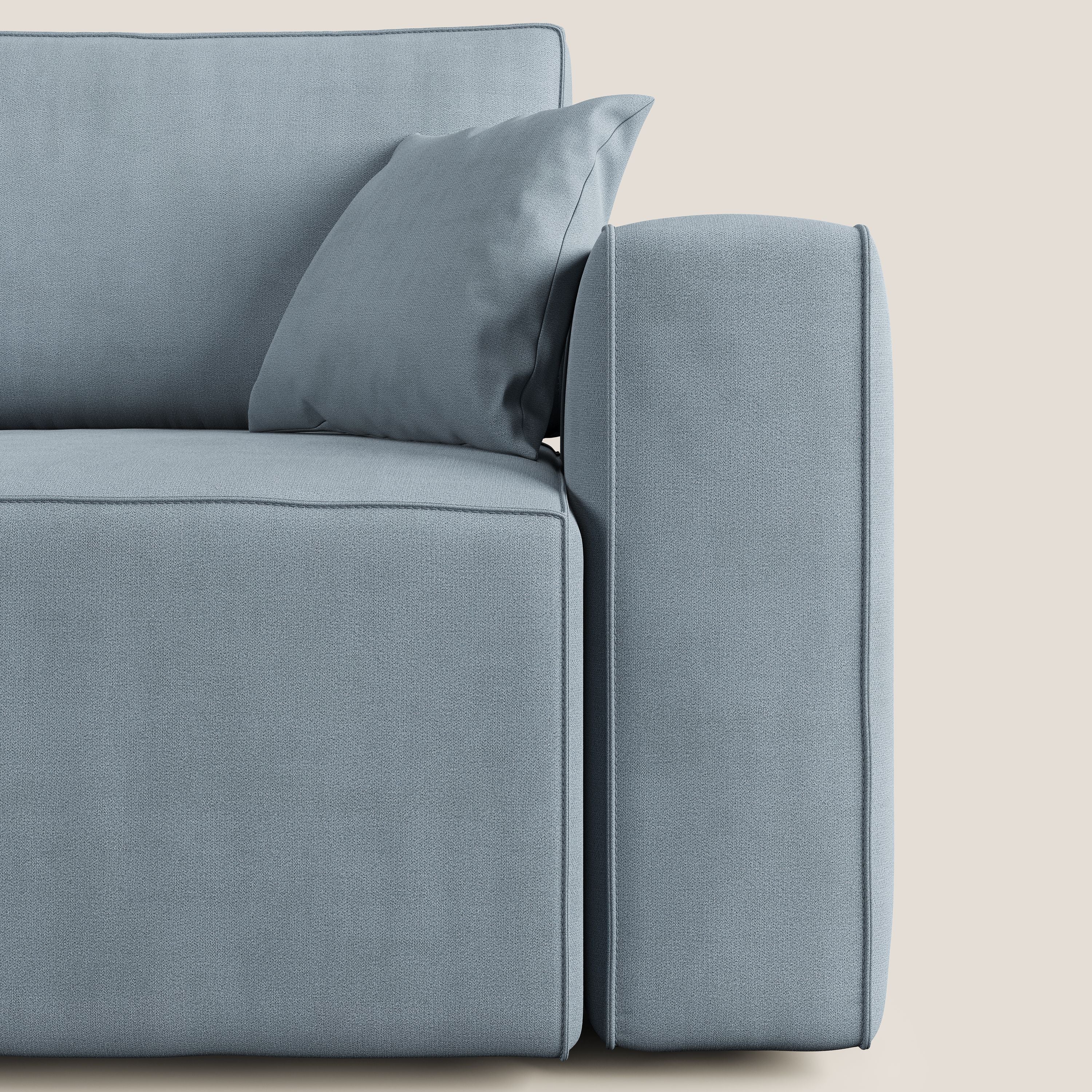 Morfeo divano con sedute estraibili in morbido tessuto impermeabile T02 carta da zucchero - divani.store