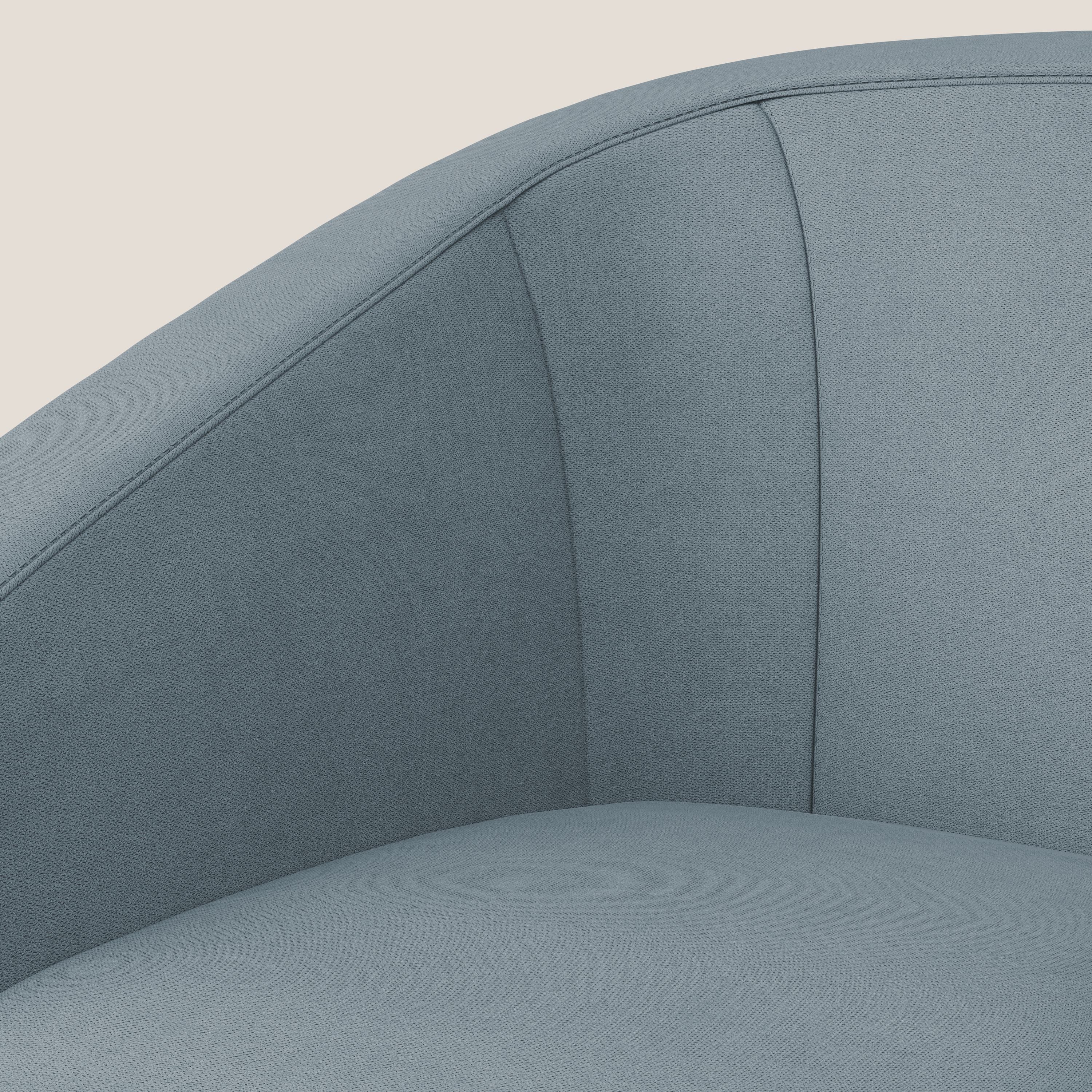 Pandora Poltroncina in tessuto morbido impermeabile T02 carta-da-zucchero - divani.store