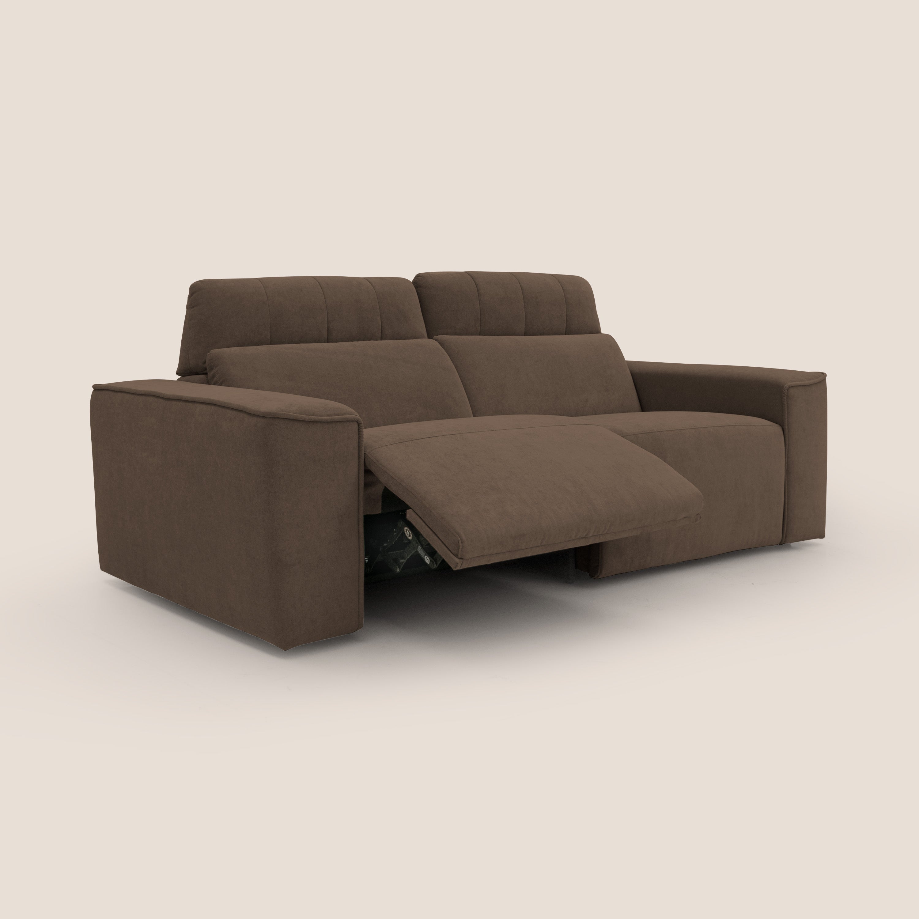 Clark Divano modulare con opzione relax elettrico in tessuto smacchiabile impermeabile T17 - divani.store