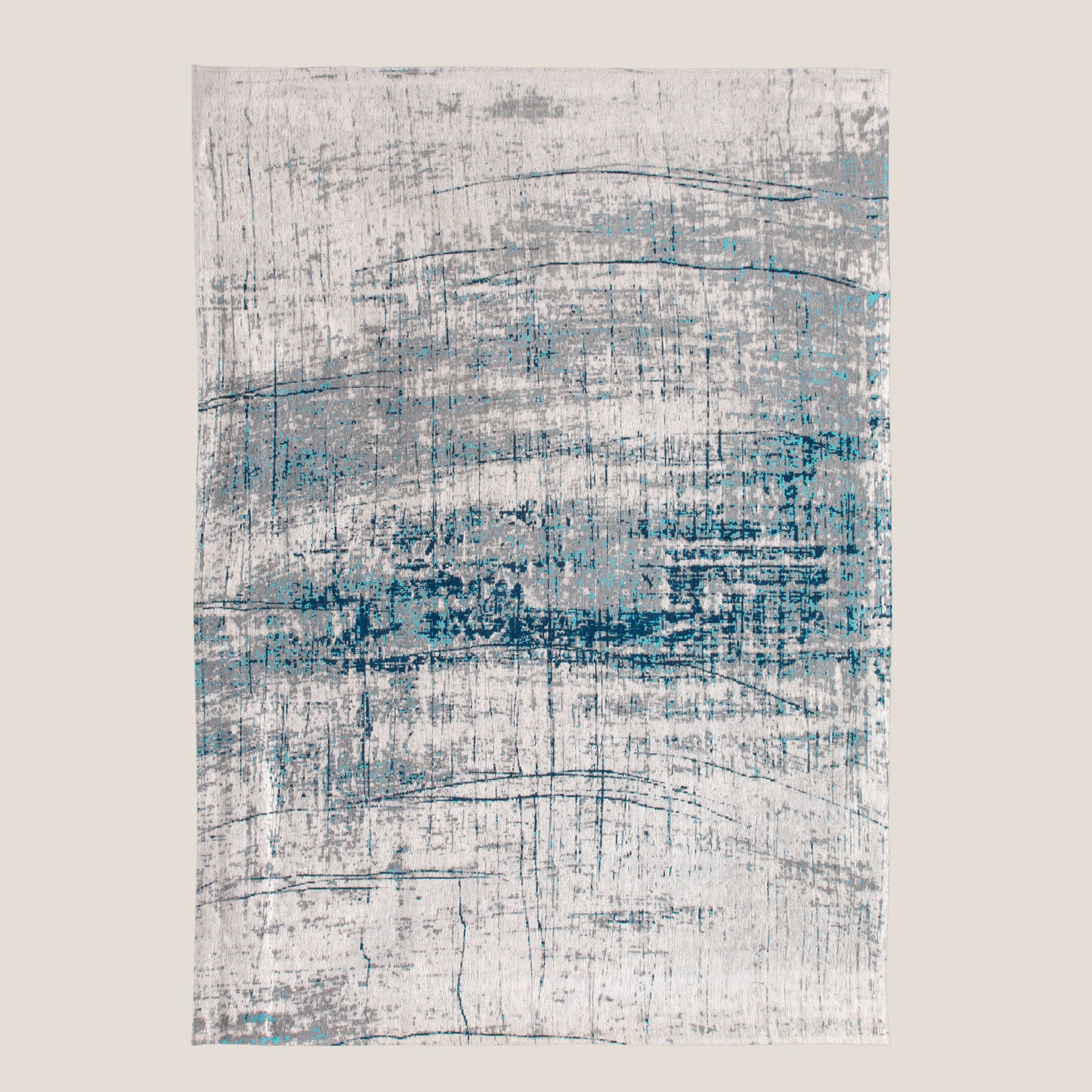 Raggio-di-luna tappeto a fantasia astratta in cotone - divani.store