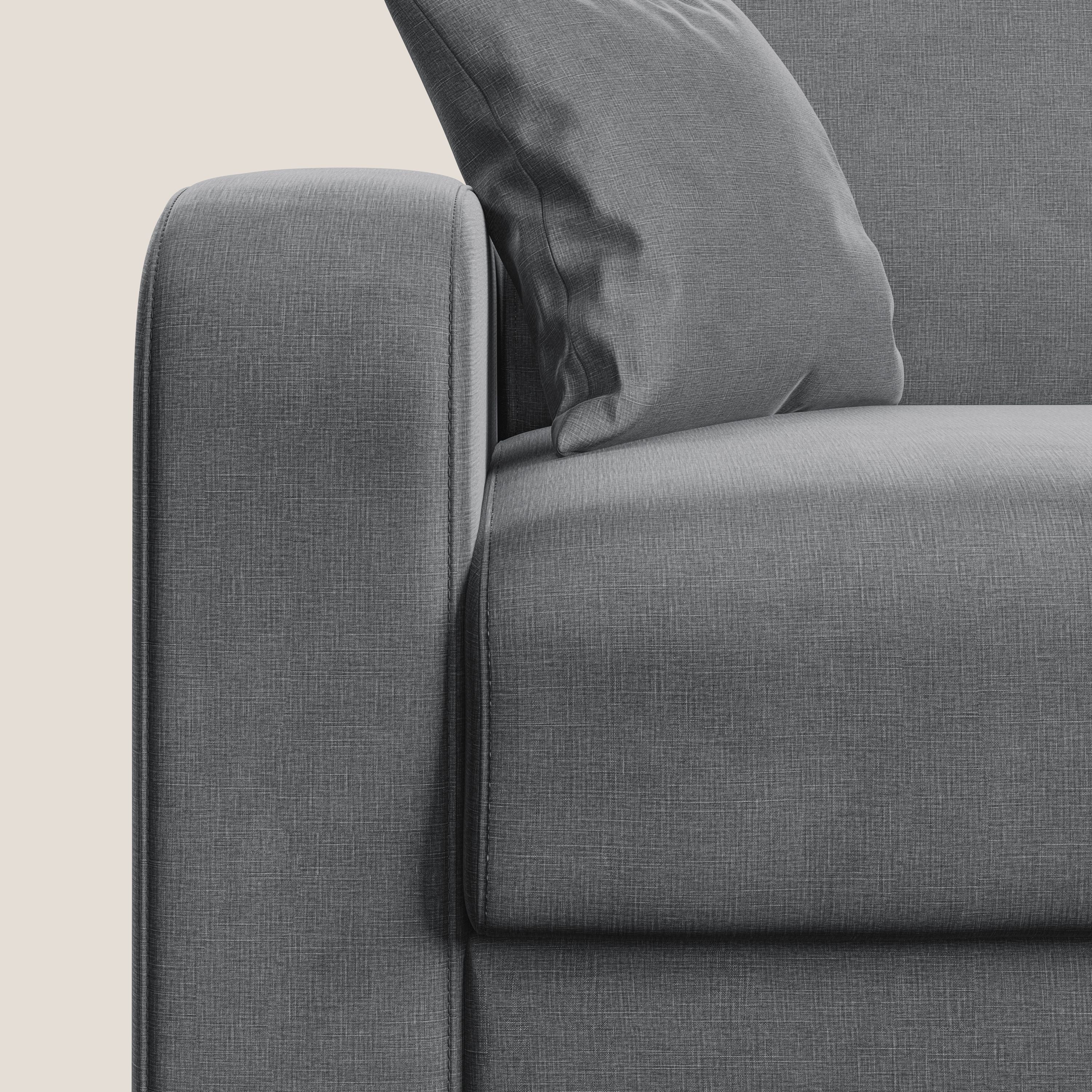 Lebron Divano letto matrimoniale in velluto morbido T01 antracite - divani.store