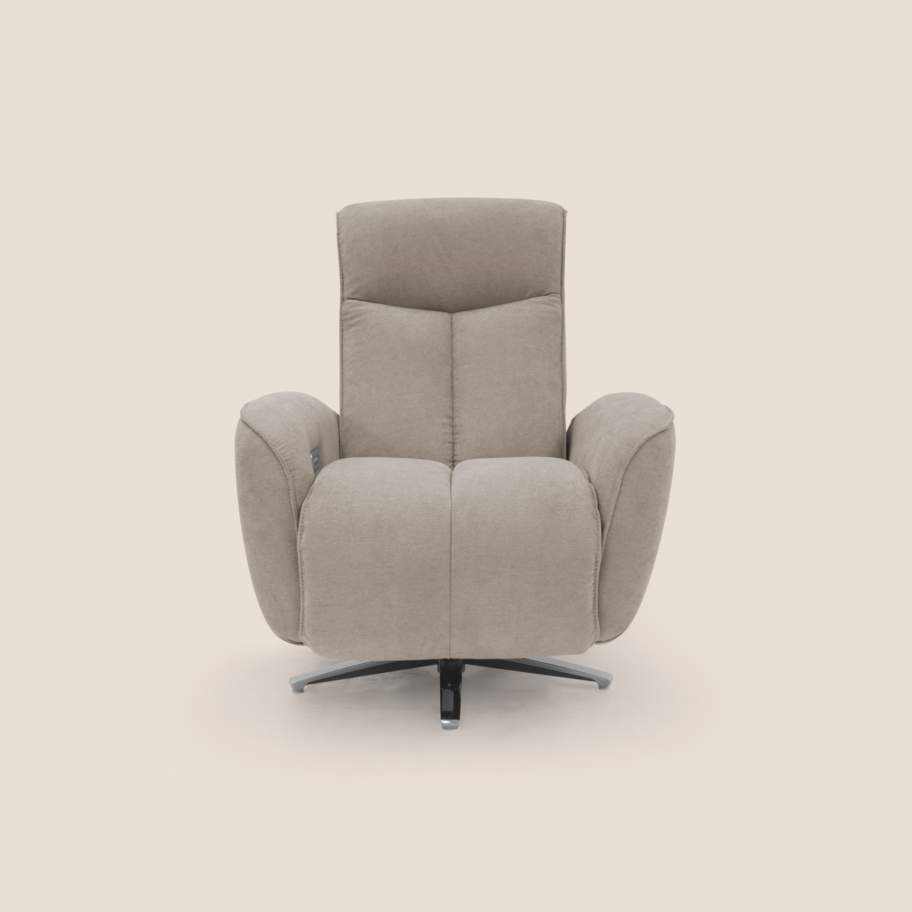 EVA Poltroncina RELAX in morbido tessuto impermeabile T02 beige - divani.store