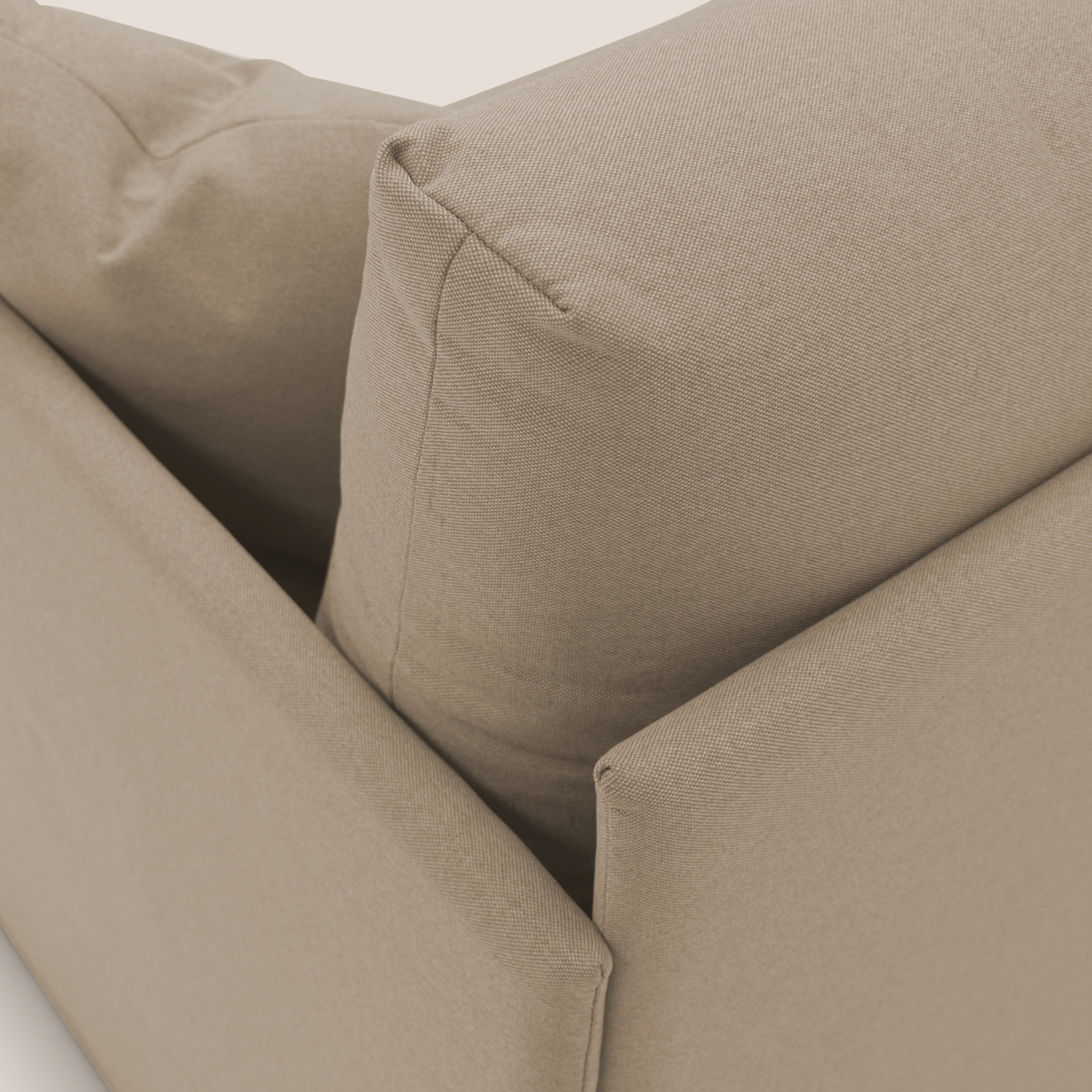 Brera Divano duplex con doppio letto in tessuto simil cotone impermeabile T13 beige - divani.store