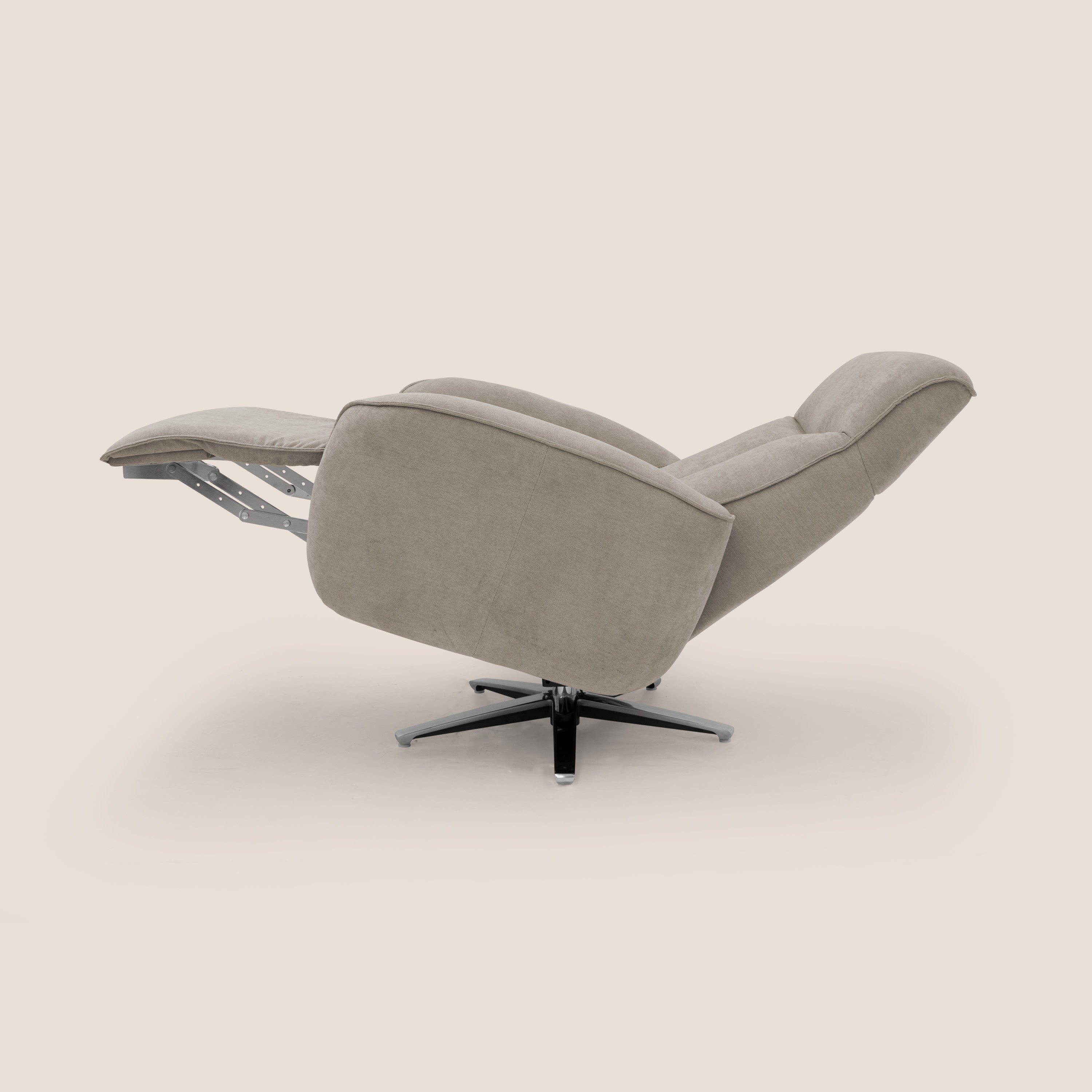 EVA Poltroncina RELAX in morbido tessuto impermeabile T02 beige - divani.store