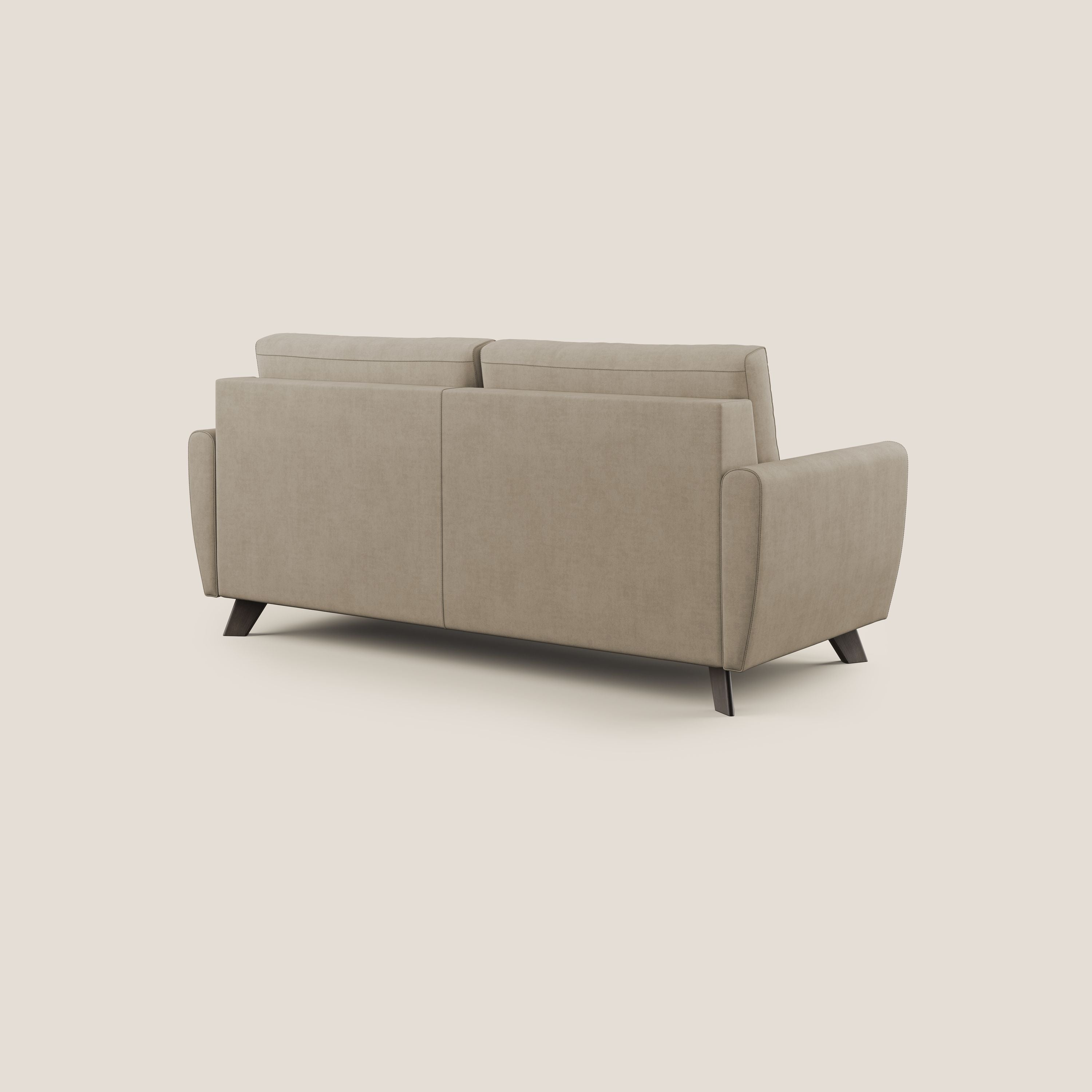 Callisto Divano letto matrimoniale in tessuto morbido impermeabile T02 beige - divani.store