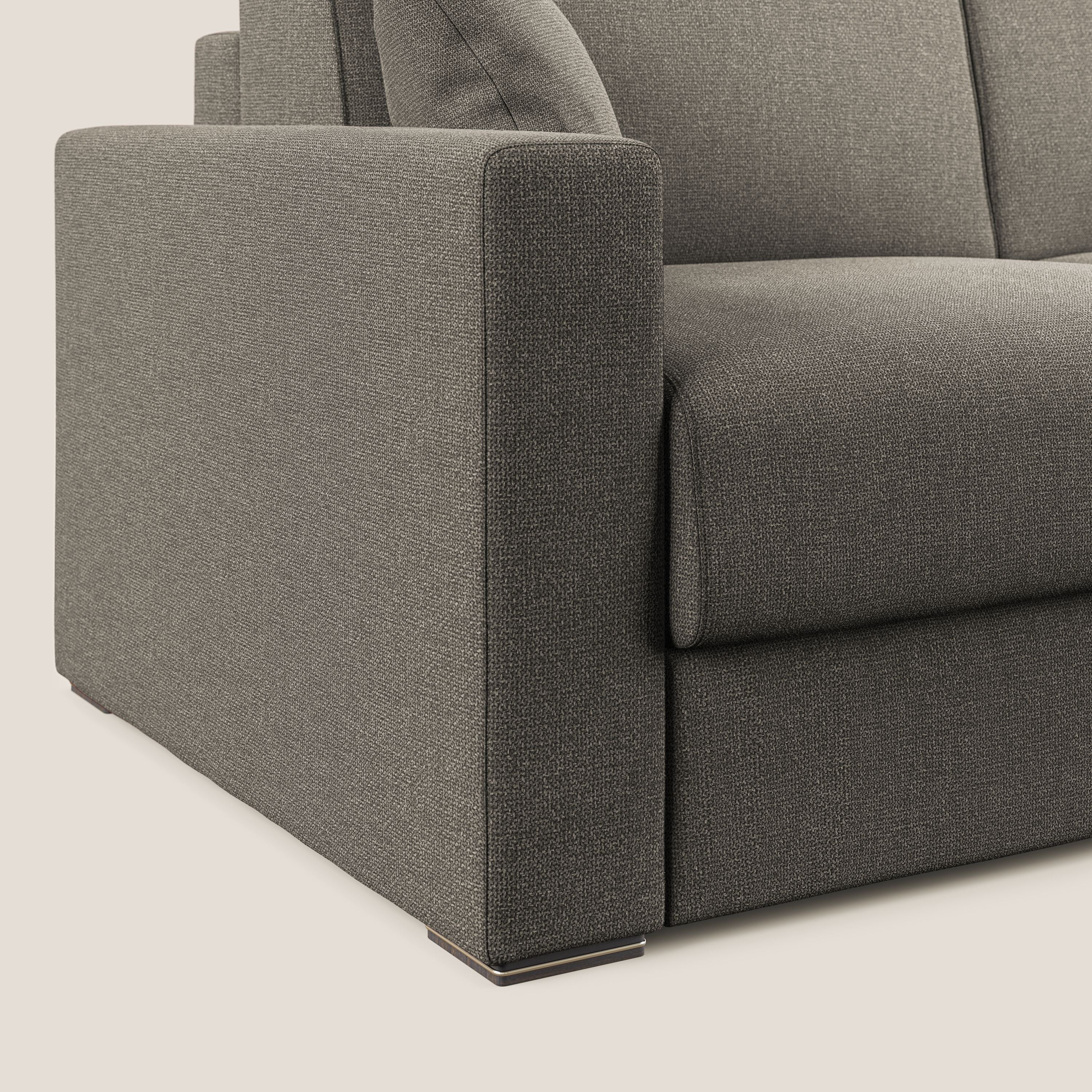 Best Divano letto matrimoniale in tessuto smacchiabile QuickClean T08 tortora - divani.store