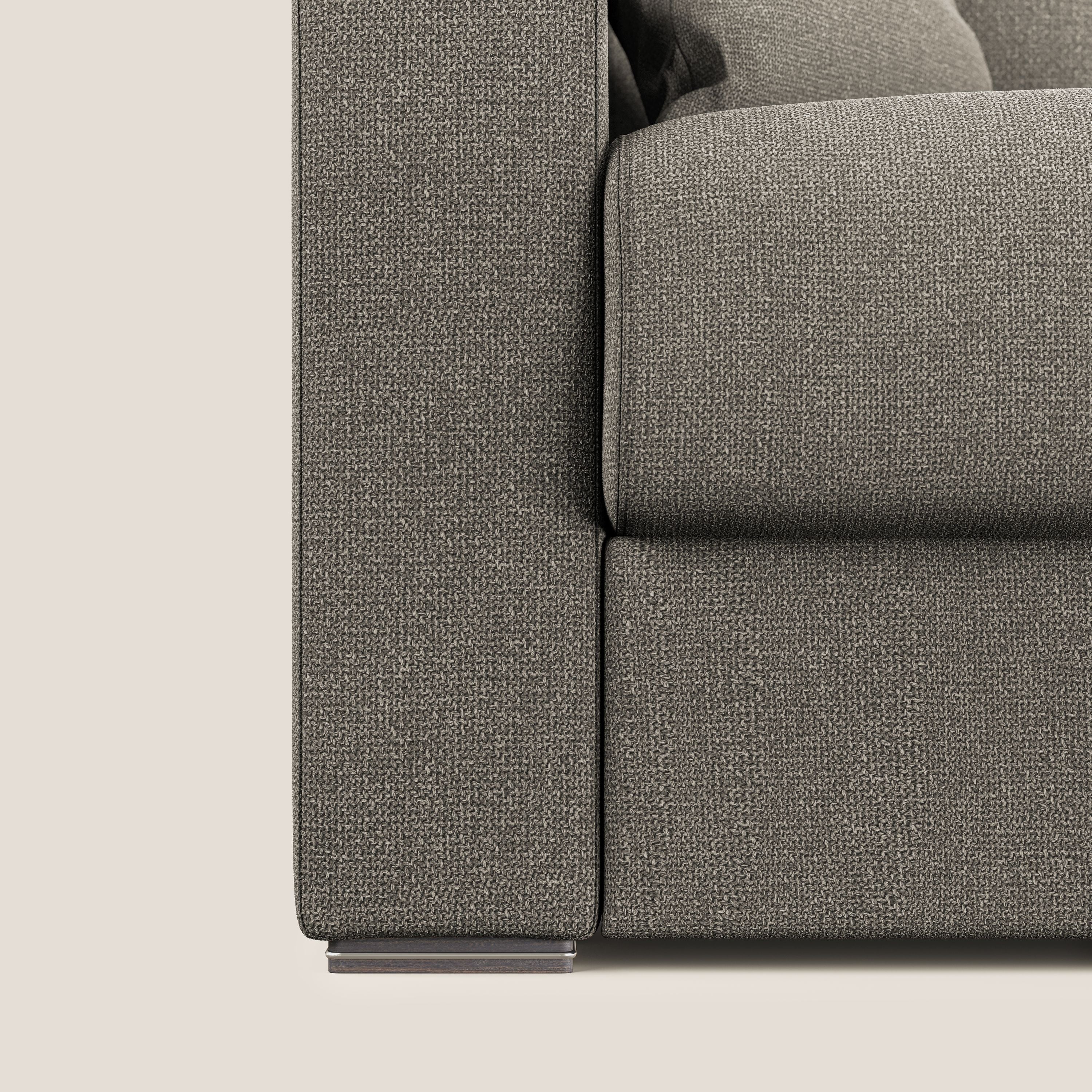 Best Divano letto matrimoniale in tessuto smacchiabile QuickClean T08 tortora - divani.store