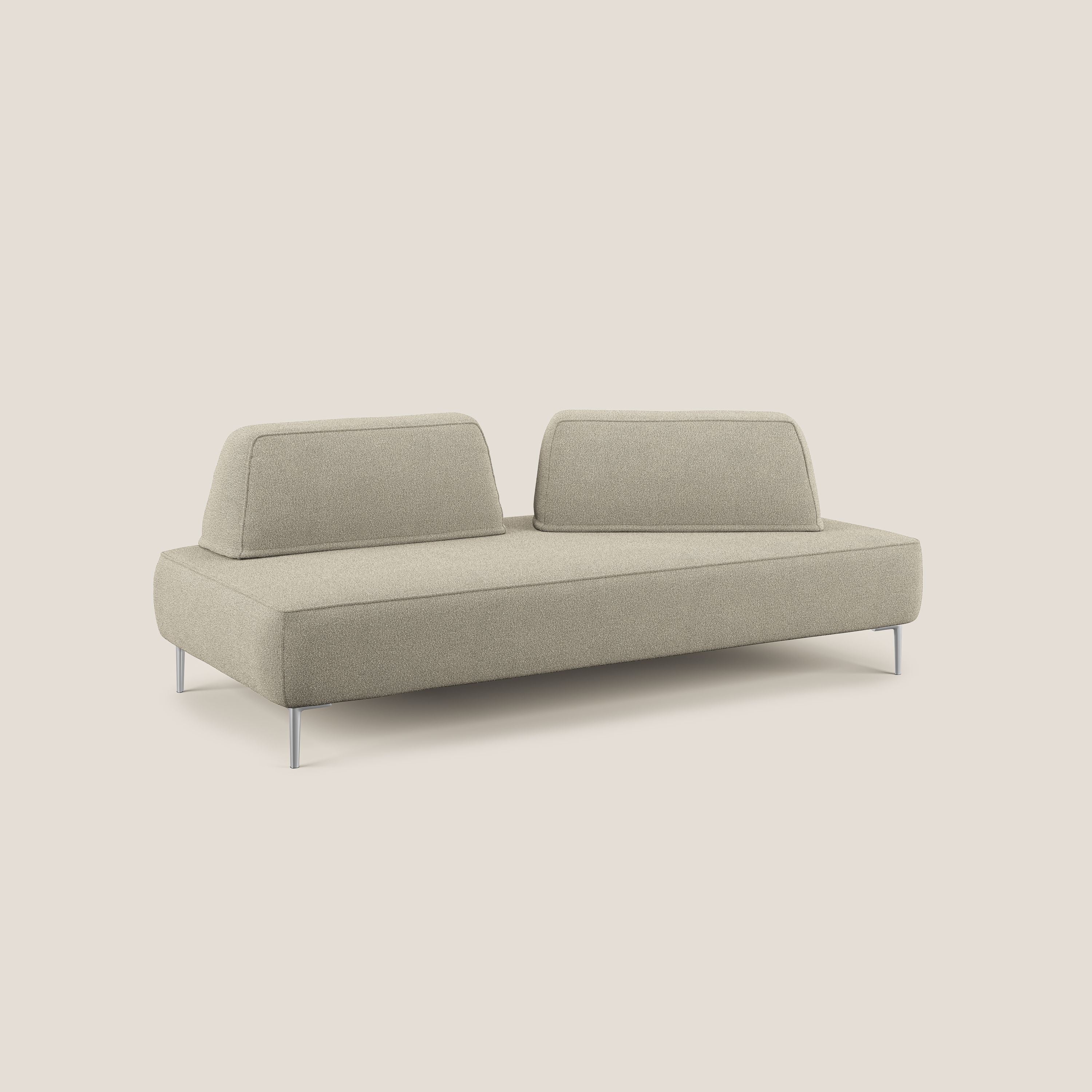 Newton divano modulare con schienali movibili T07 beige - divani.store