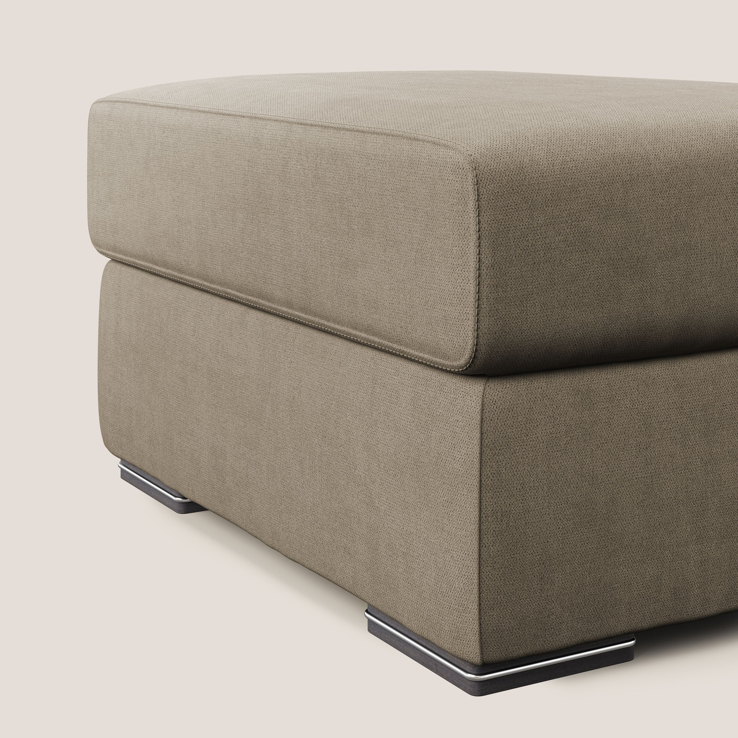 Sun pouf apribile contenitore in tessuto impermeabile T02 beige - divani.store