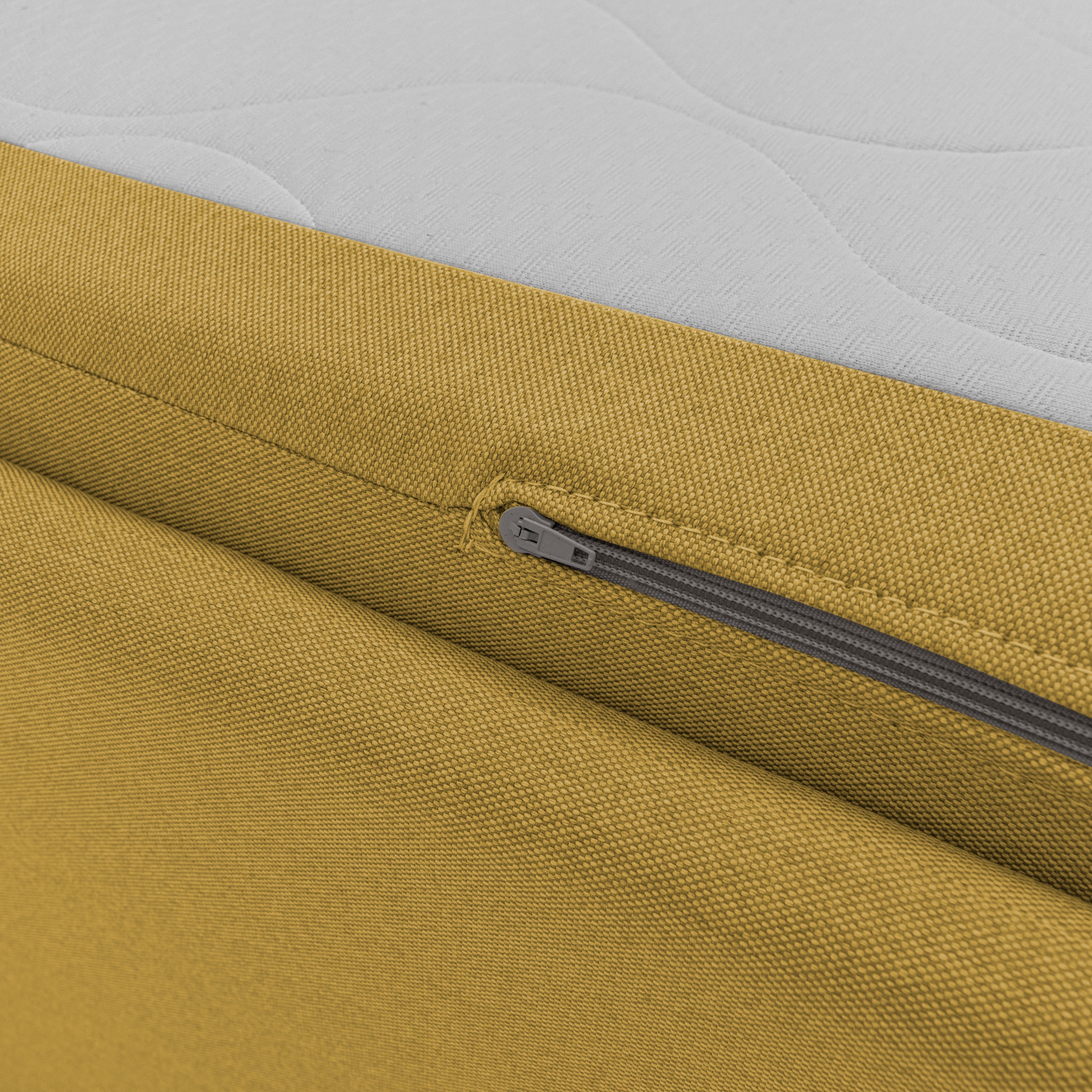 Tortona Divano duplex con doppio letto in tessuto simil cotone impermeabile T13 giallo - divani.store