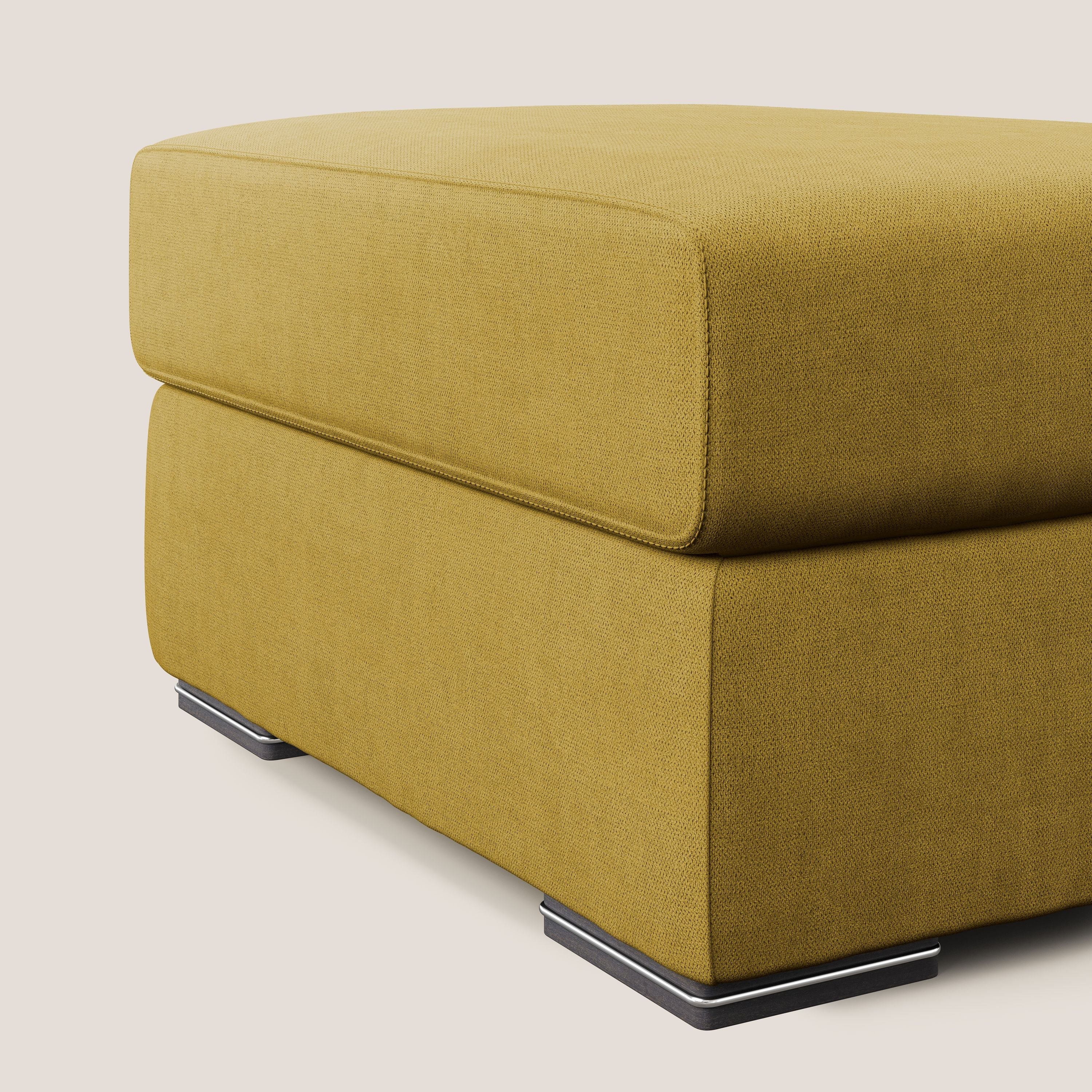 Sun pouf apribile contenitore in tessuto impermeabile T02 giallo - divani.store