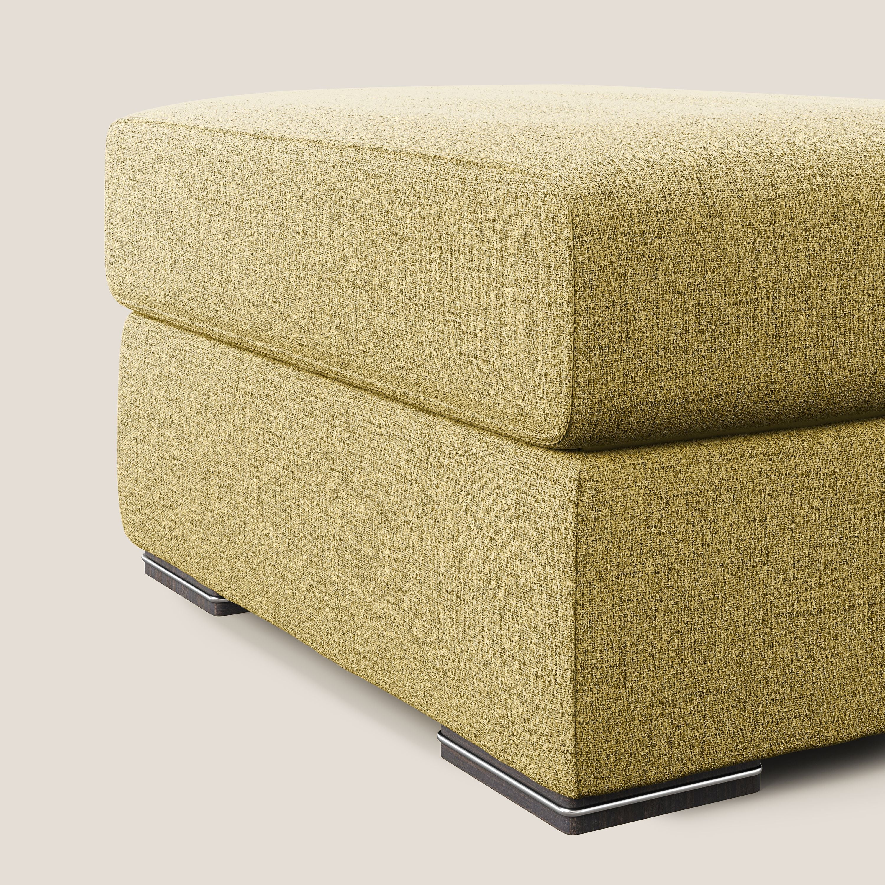 Sun pouf apribile contenitore in tessuto impermeabile fiammato T03 giallo - divani.store