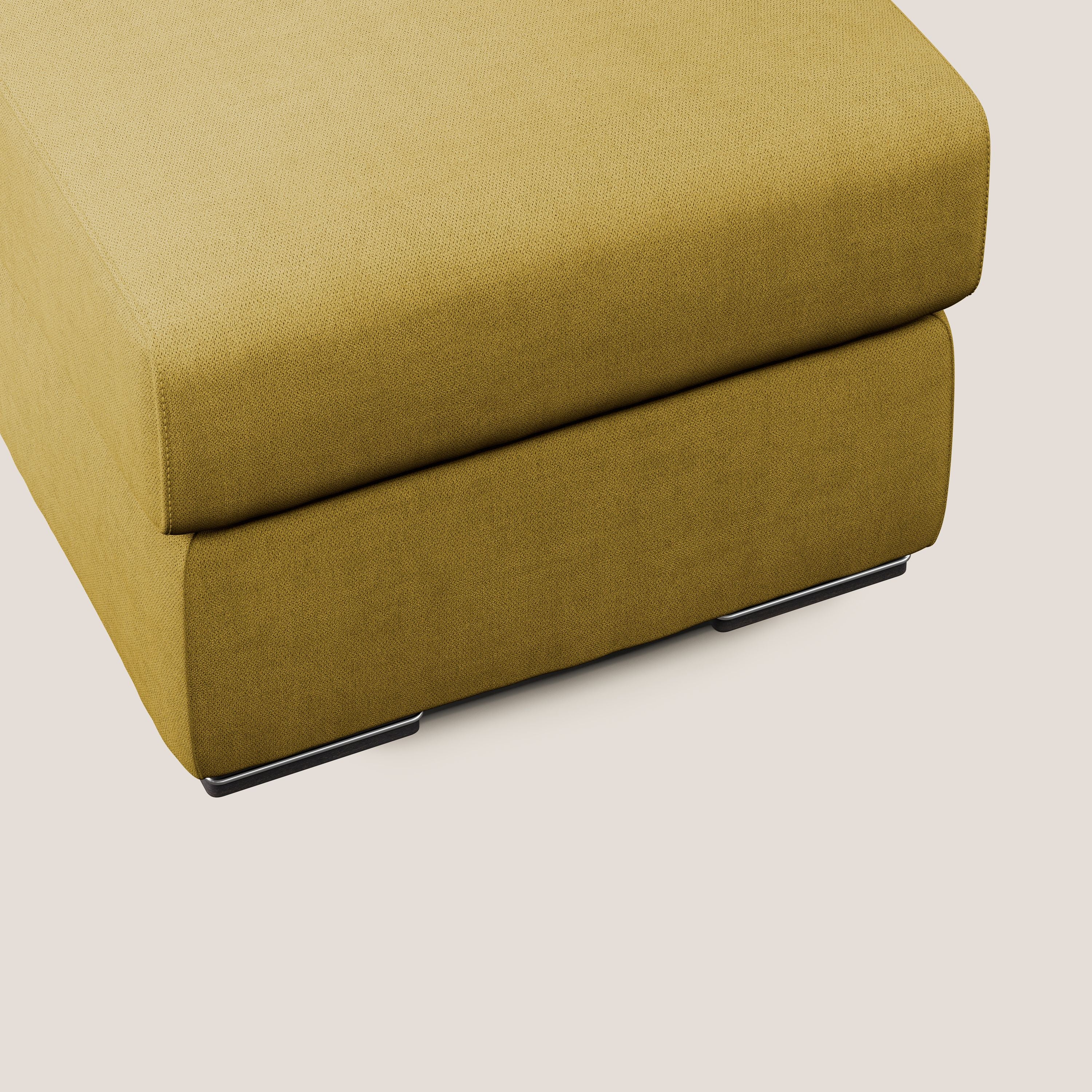 Sun pouf apribile contenitore in tessuto impermeabile T02 giallo - divani.store