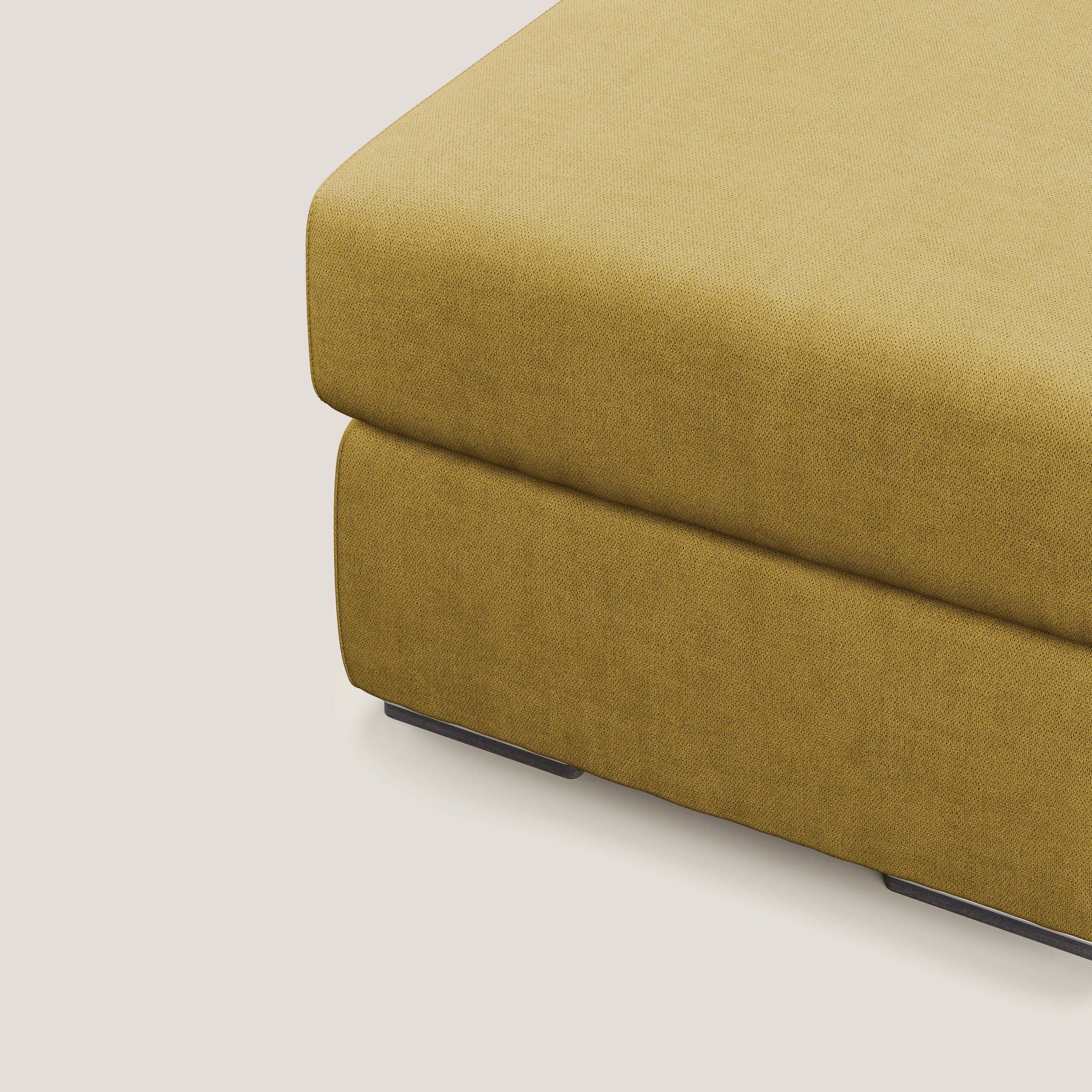 Sun pouf apribile contenitore in tessuto impermeabile T02 giallo - divani.store