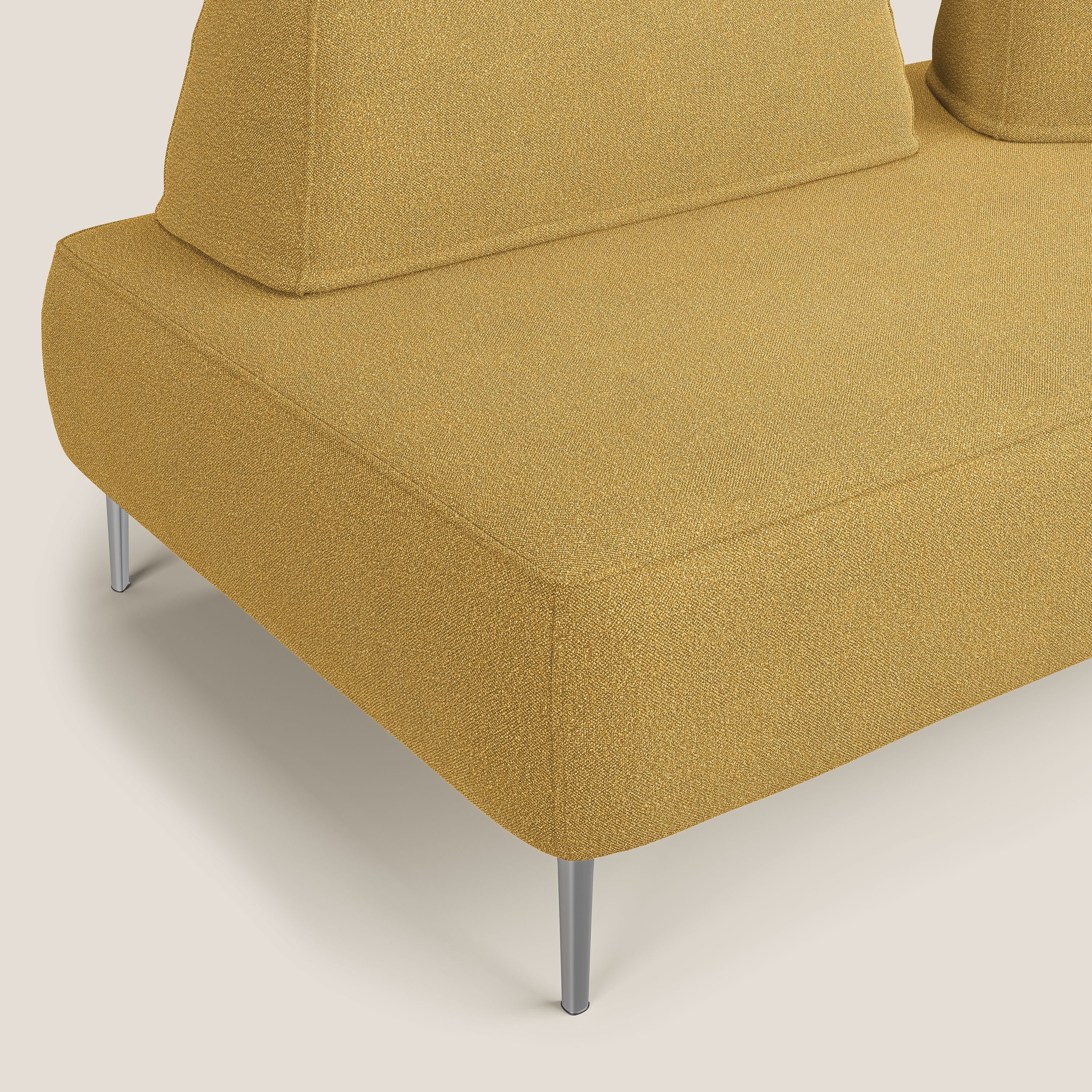 Newton divano modulare con schienali movibili T07 giallo - divani.store