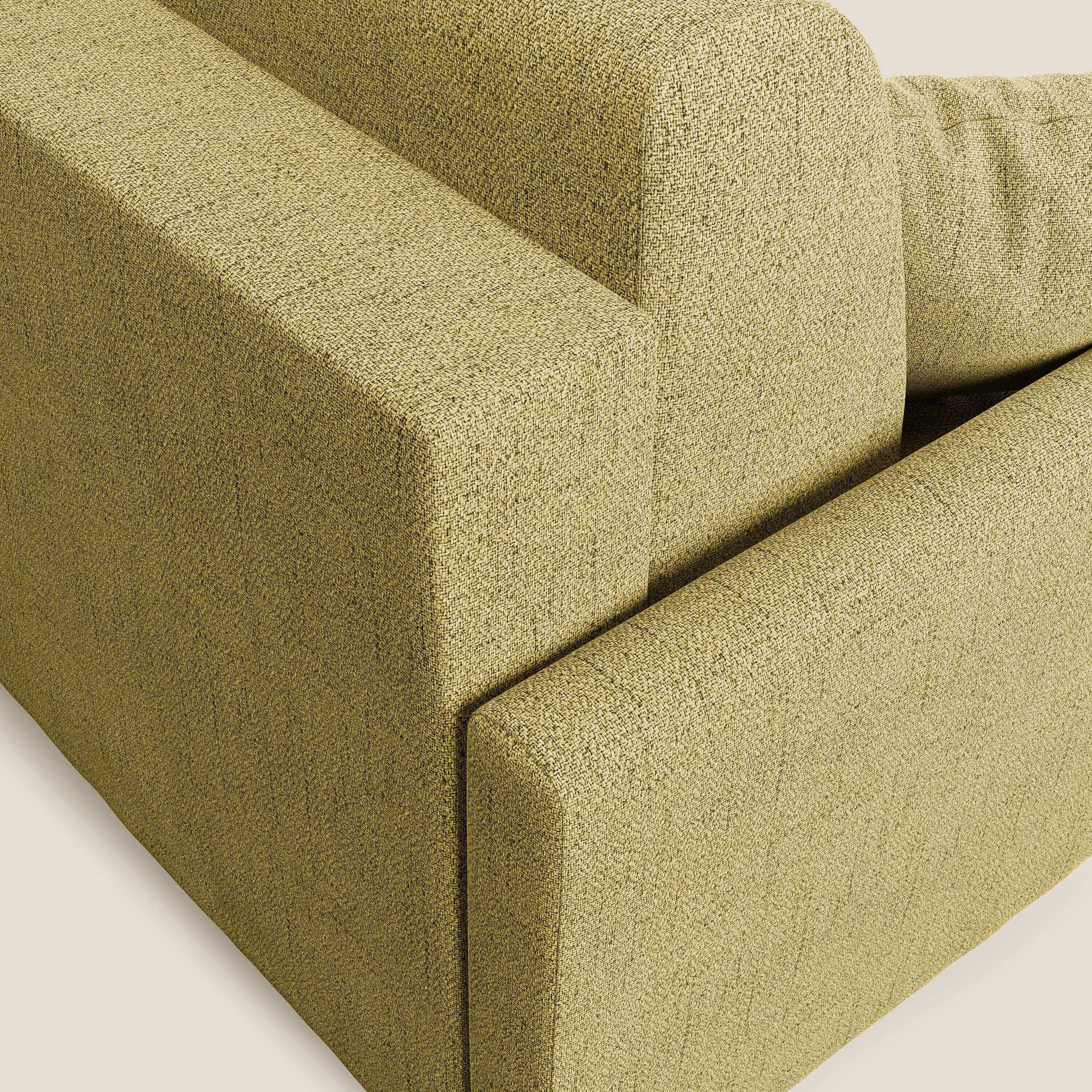 Edgar divano letto matrimoniale in tessuto felis impermeabile T03 giallo - divani.store