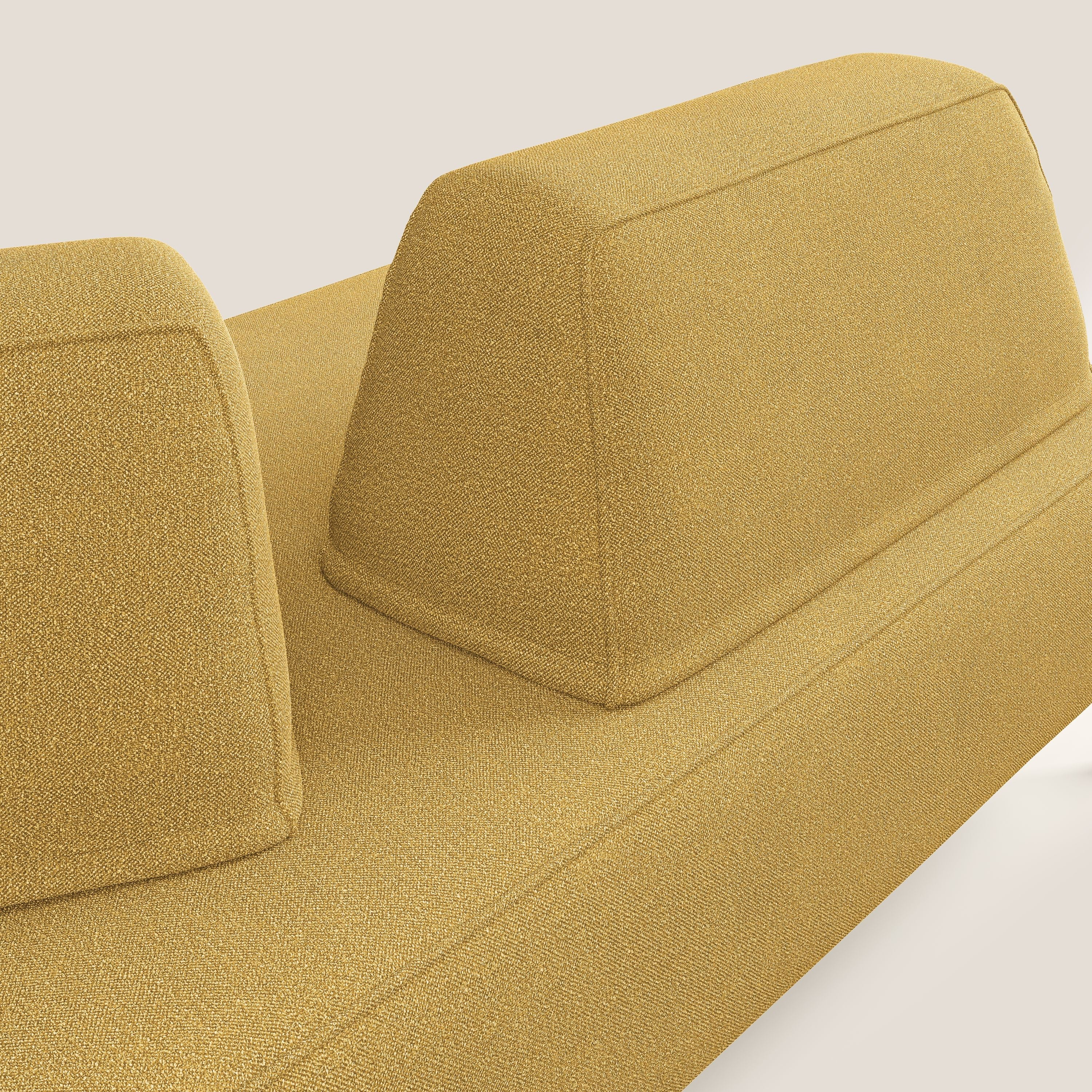 Newton divano modulare con schienali movibili T07 giallo - divani.store