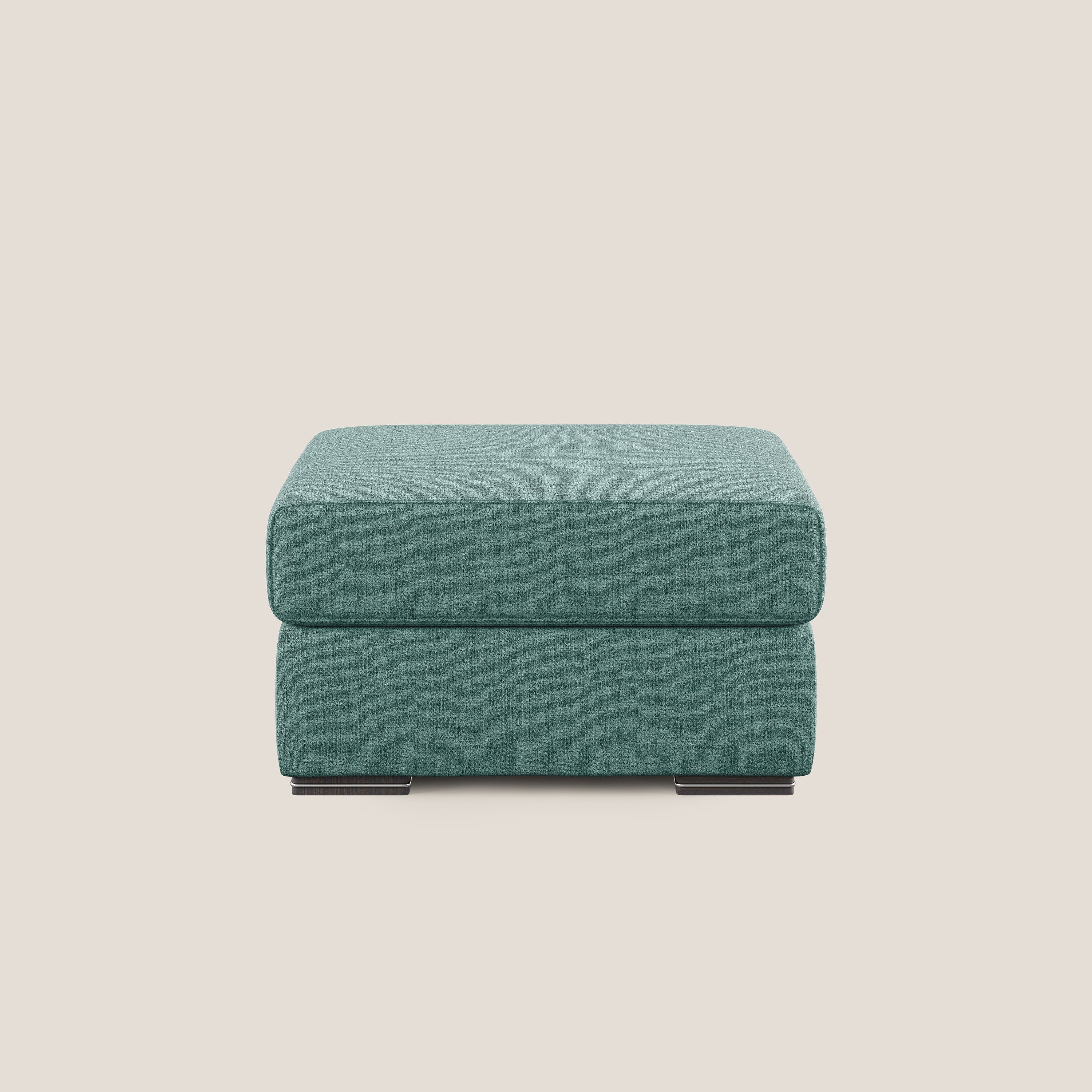 Sun pouf apribile contenitore in tessuto impermeabile fiammato T03 verde acqua - divani.store