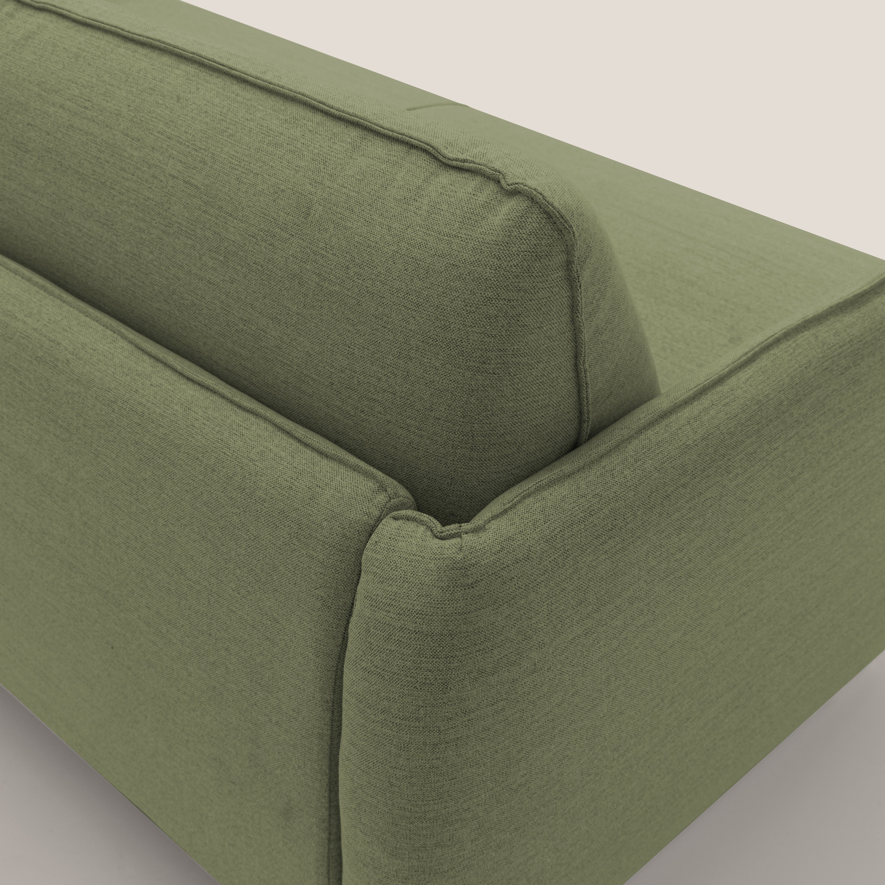 Texas Divano letto matrimoniale moderno in tessuto impermeabile T19 verde - divani.store