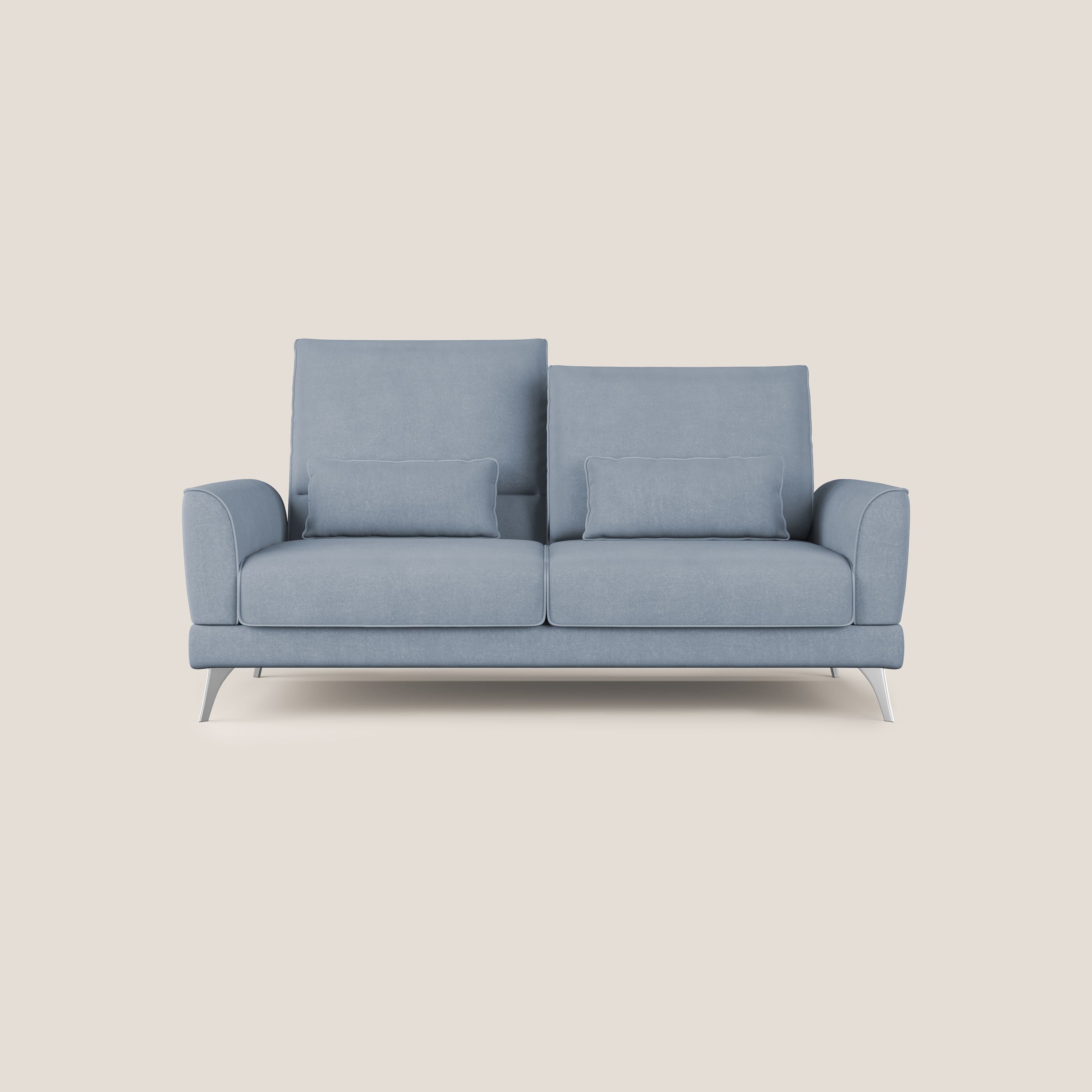 Tommy Divano relax con schienali traslanti in microfibra smacchiabile T11 carta da zucchero - divani.store