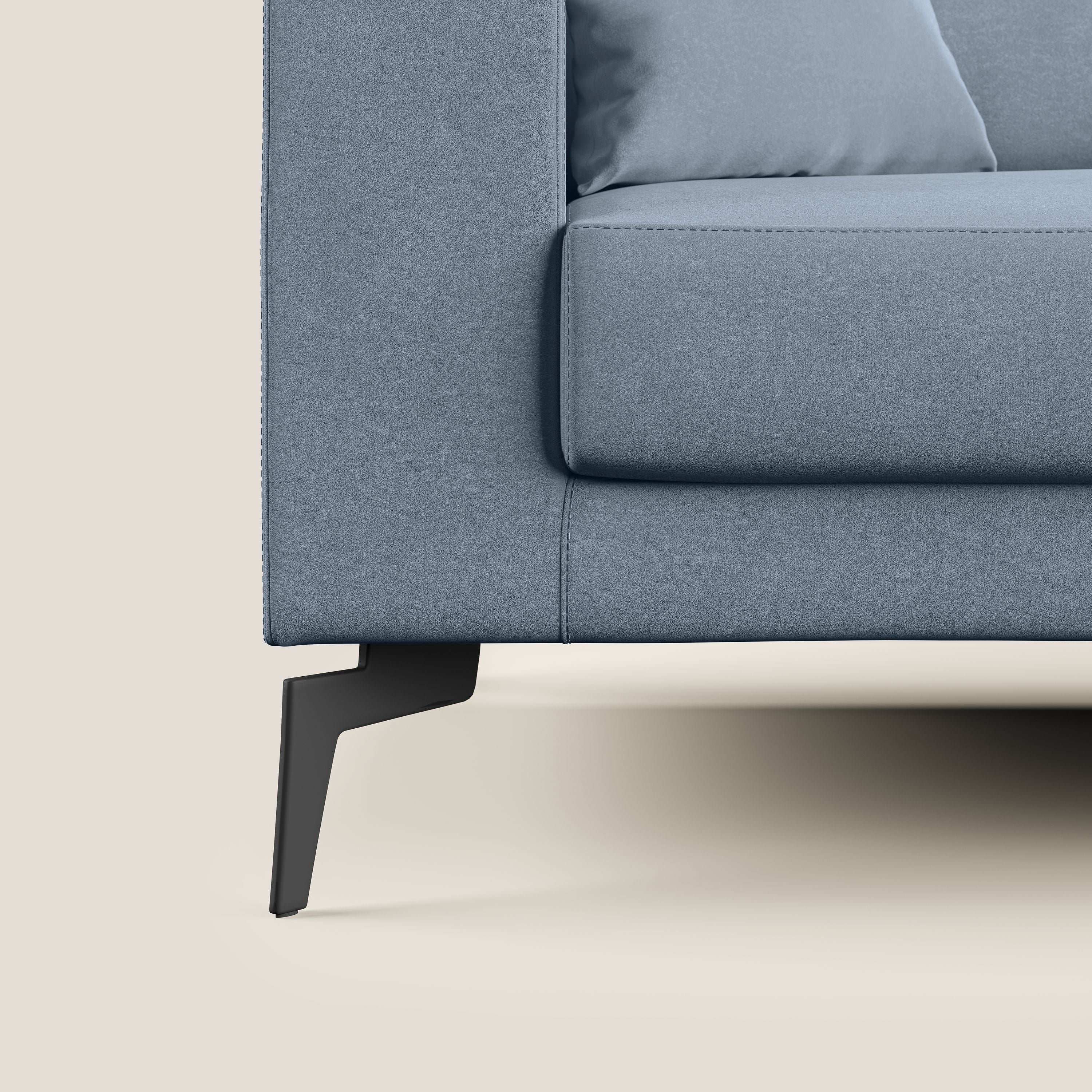 Prestige divano moderno in microfibra smacchiabile T11 carta da zucchero - divani.store