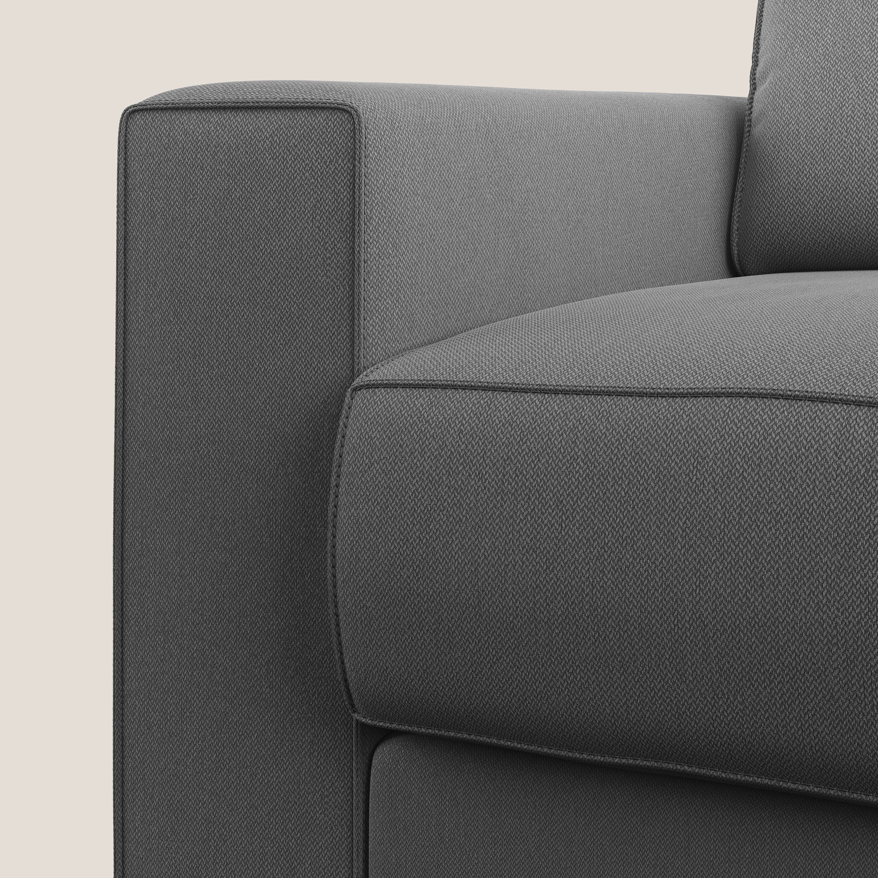 Dream poltrona letto in tessuto smacchiabile T05 antracite - divani.store