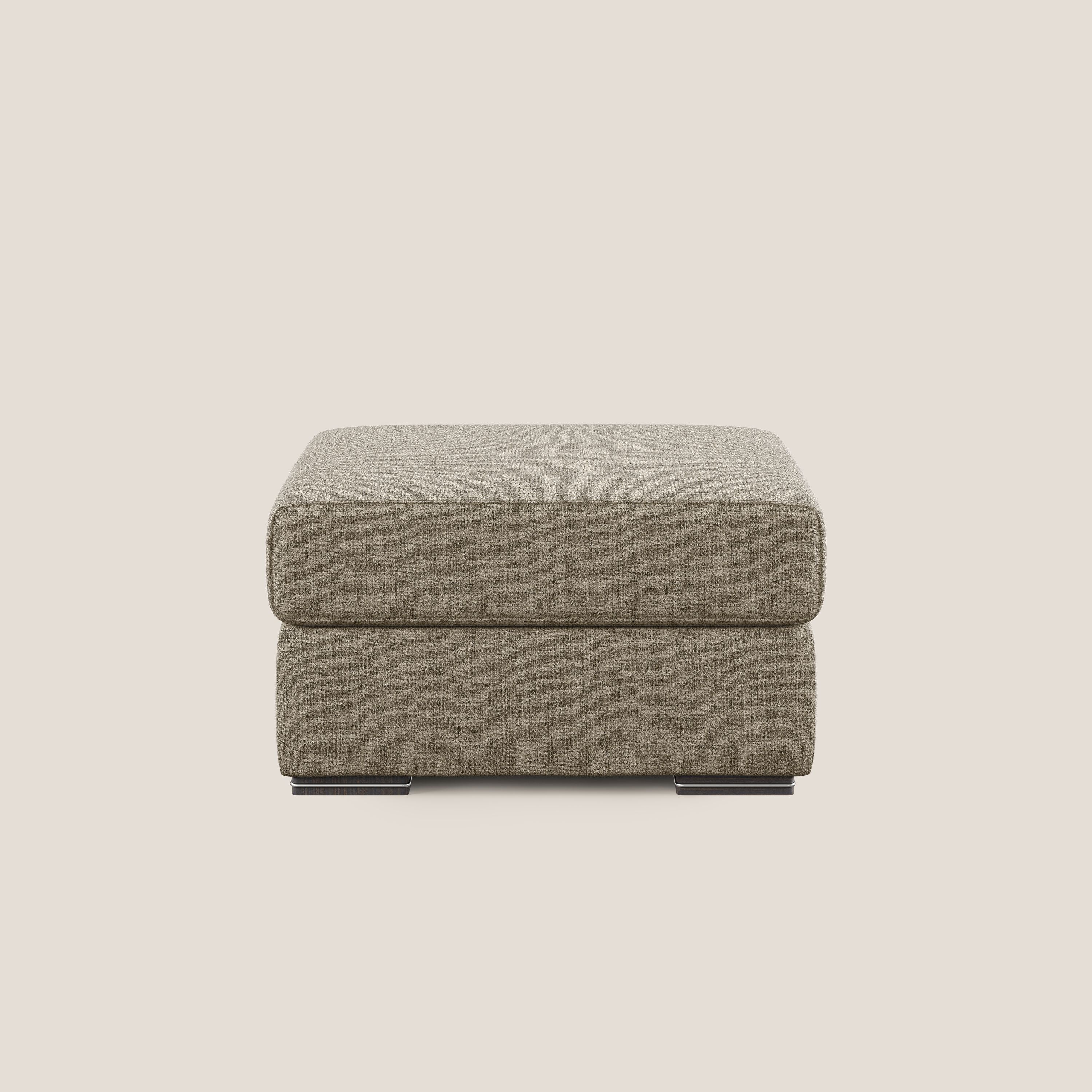 Sun pouf apribile contenitore in tessuto impermeabile fiammato T03 marrone - divani.store