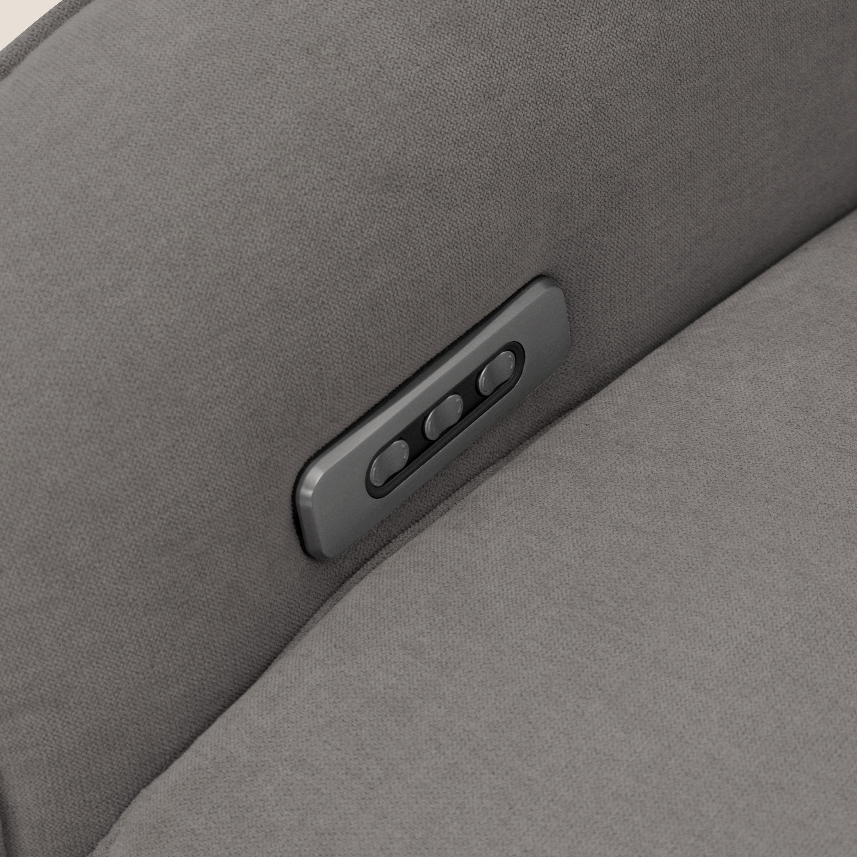 EVA Poltroncina RELAX in morbido tessuto impermeabile T02 grigio - divani.store