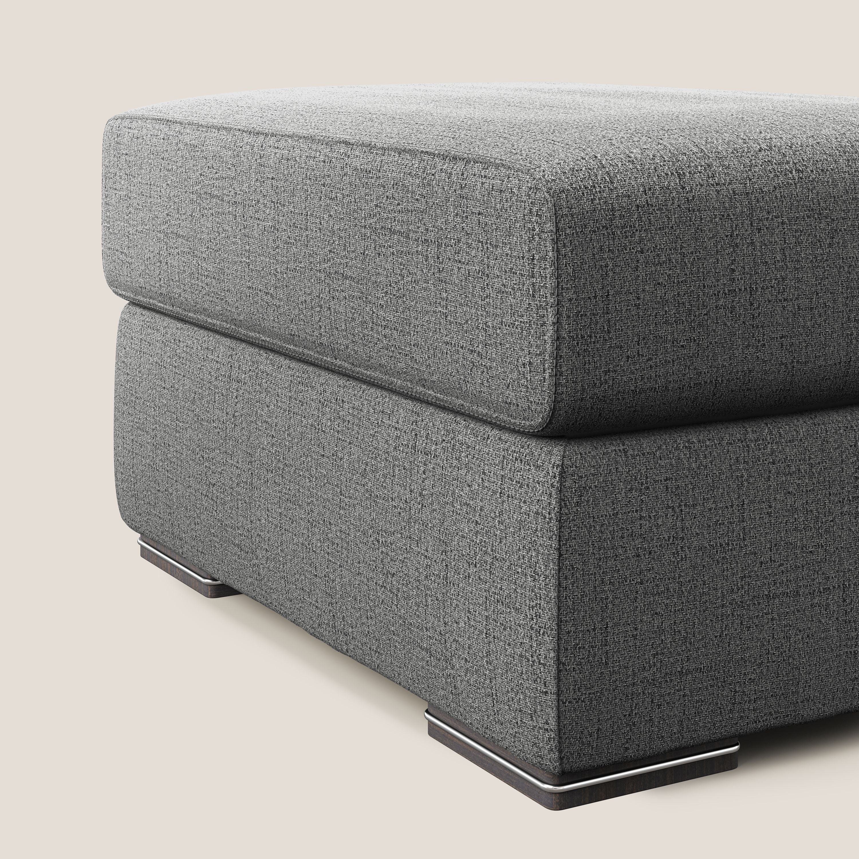 Sun pouf apribile contenitore in tessuto impermeabile fiammato T03 grigio - divani.store