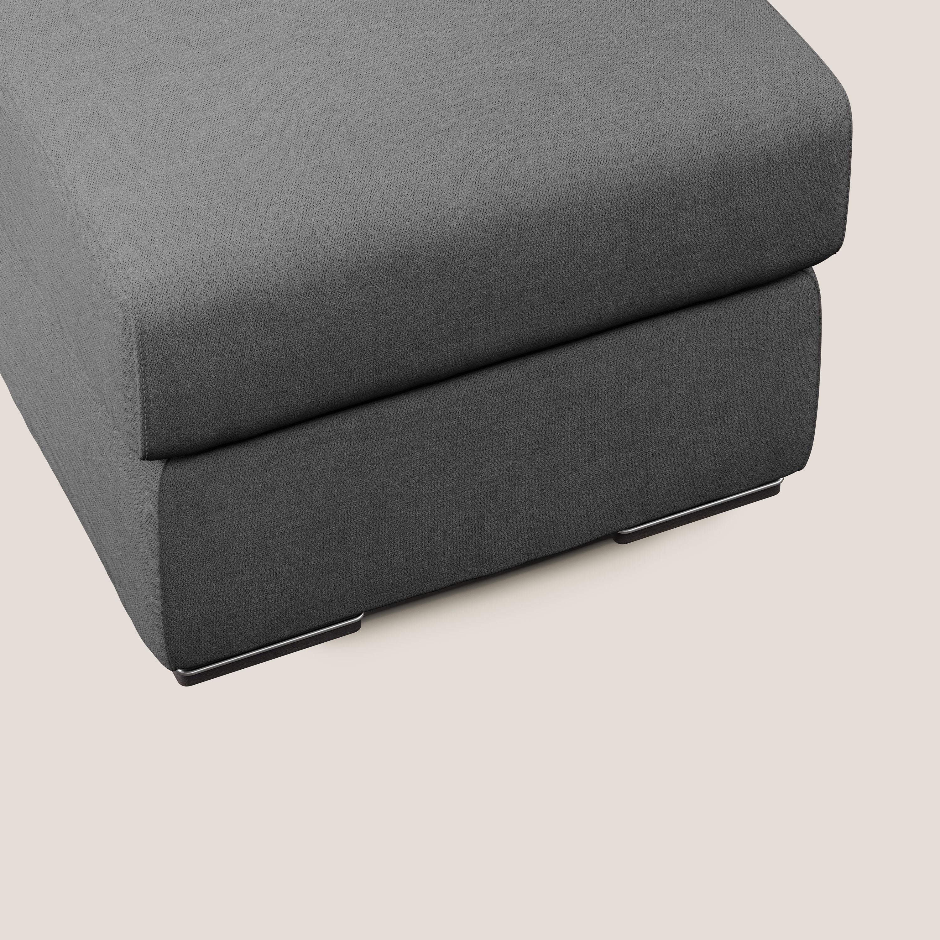 Sun pouf apribile contenitore in tessuto impermeabile T02 grigio - divani.store