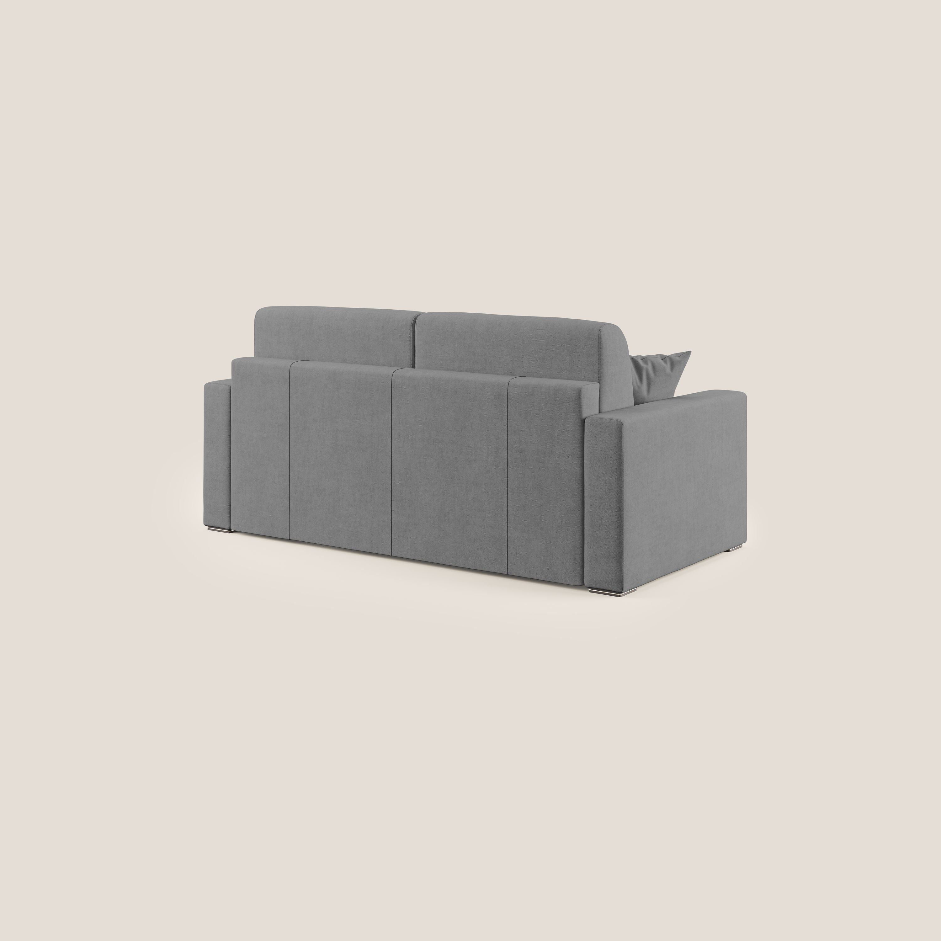 Best Divano letto matrimoniale in tessuto impermeabile T02 grigio - divani.store