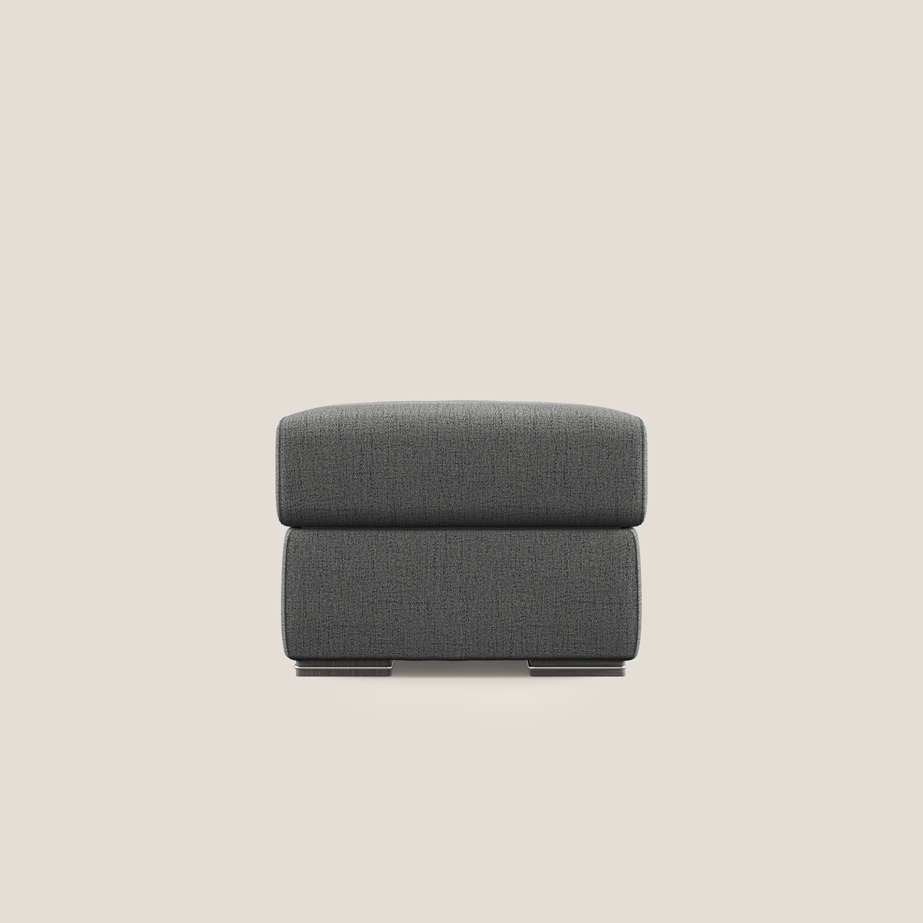 Sun pouf apribile contenitore in tessuto impermeabile fiammato T03 grigio - divani.store