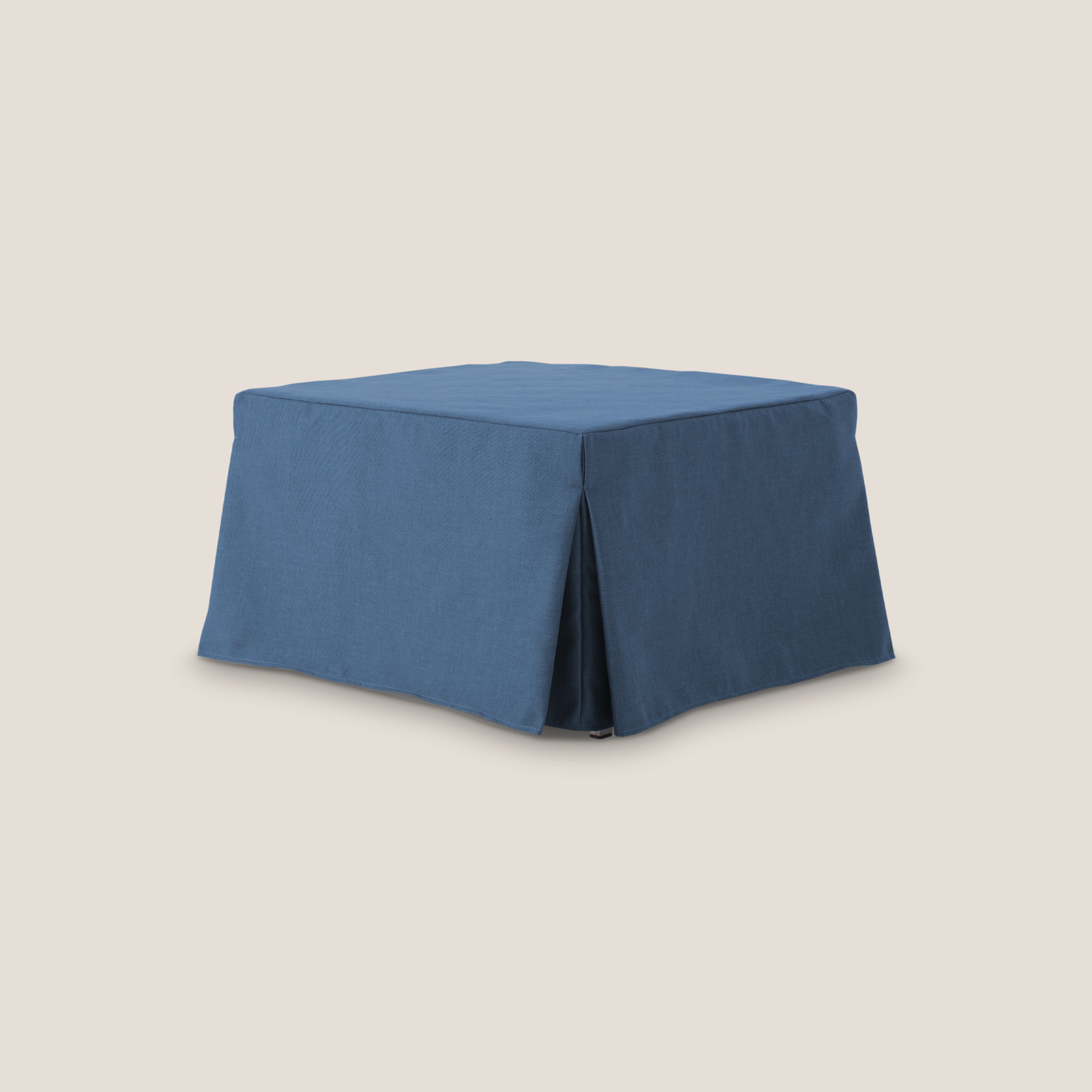 TIP-TOP Pouf LETTO in TESSUTO impermeabile T13 blu - divani.store