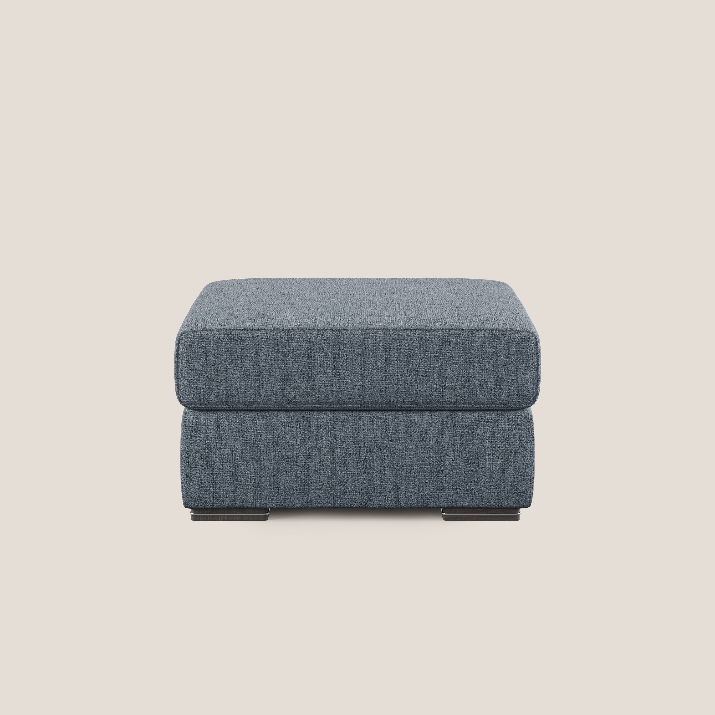 Sun pouf apribile contenitore in tessuto impermeabile fiammato T03 blu - divani.store