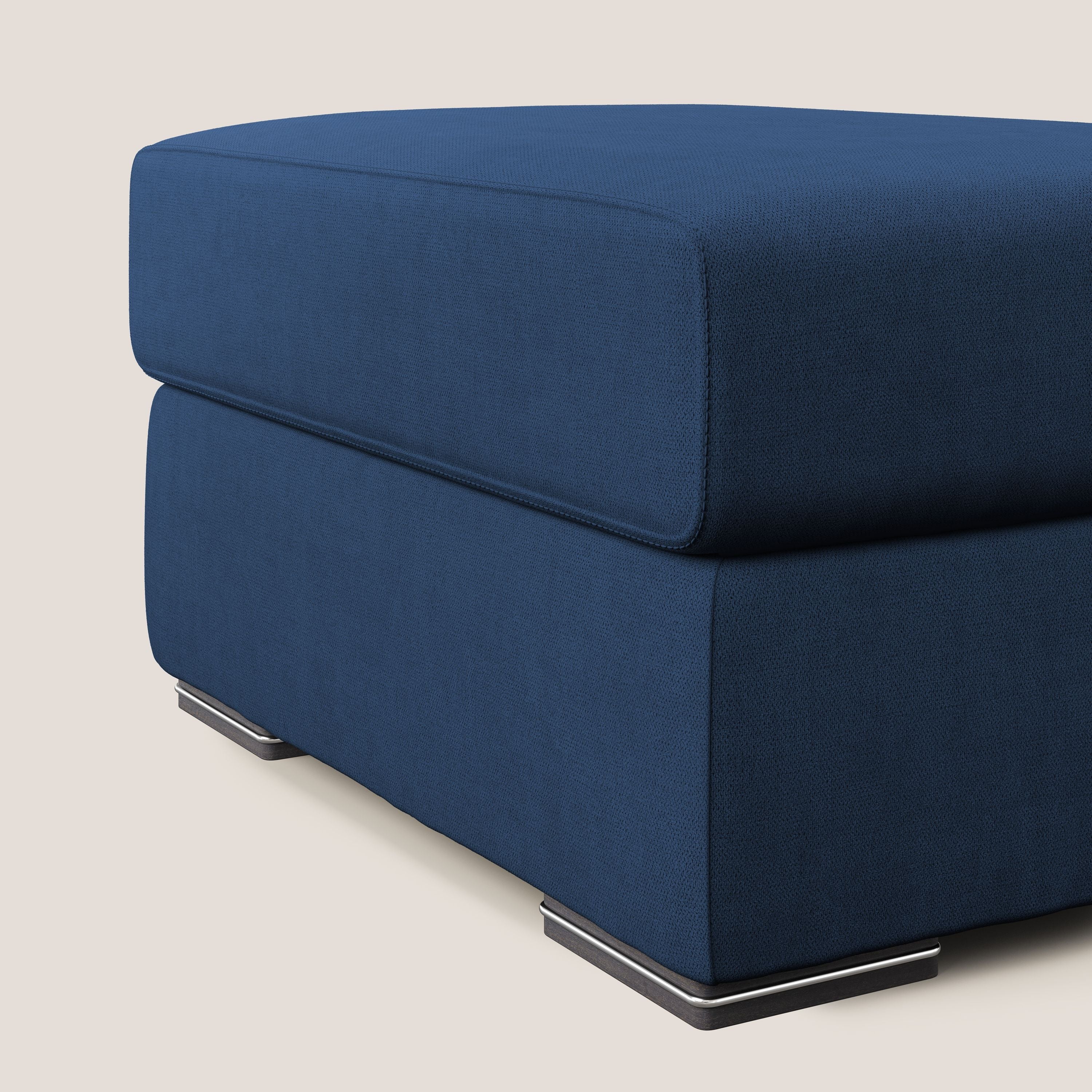 Sun pouf apribile contenitore in tessuto impermeabile T02 blu - divani.store