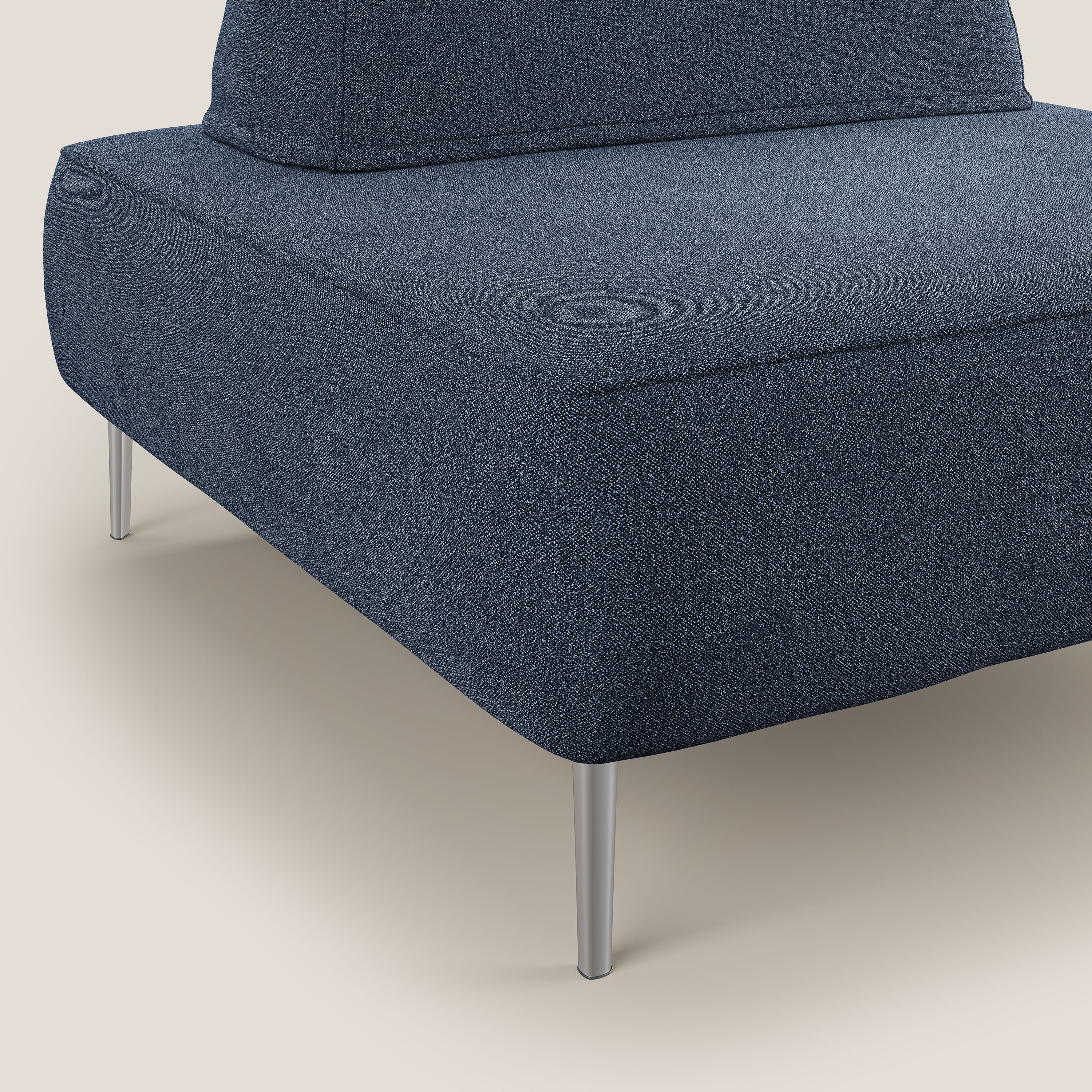 Newton poltrona modulare con schienali movibili T07 blu - divani.store