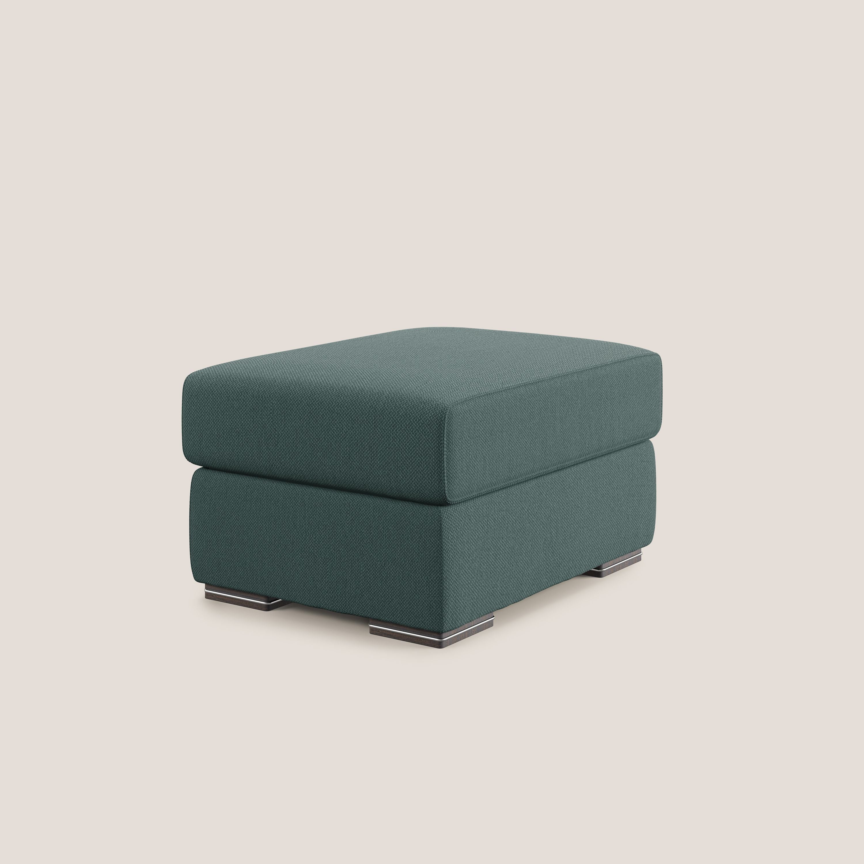 Sun pouf apribile contenitore in tessuto smacchiabile ad acqua T05 verde - divani.store