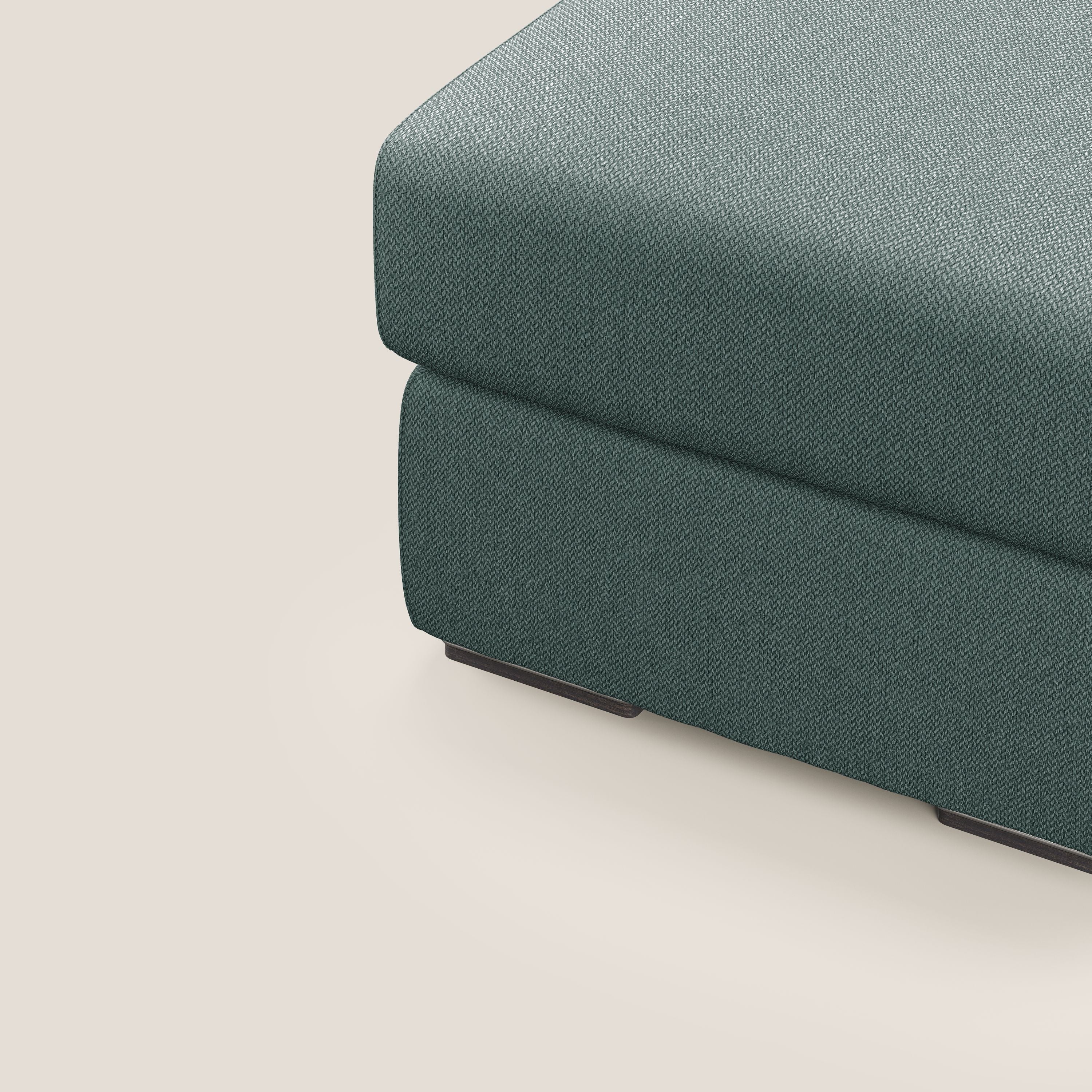 Sun pouf apribile contenitore in tessuto smacchiabile ad acqua T05 verde - divani.store