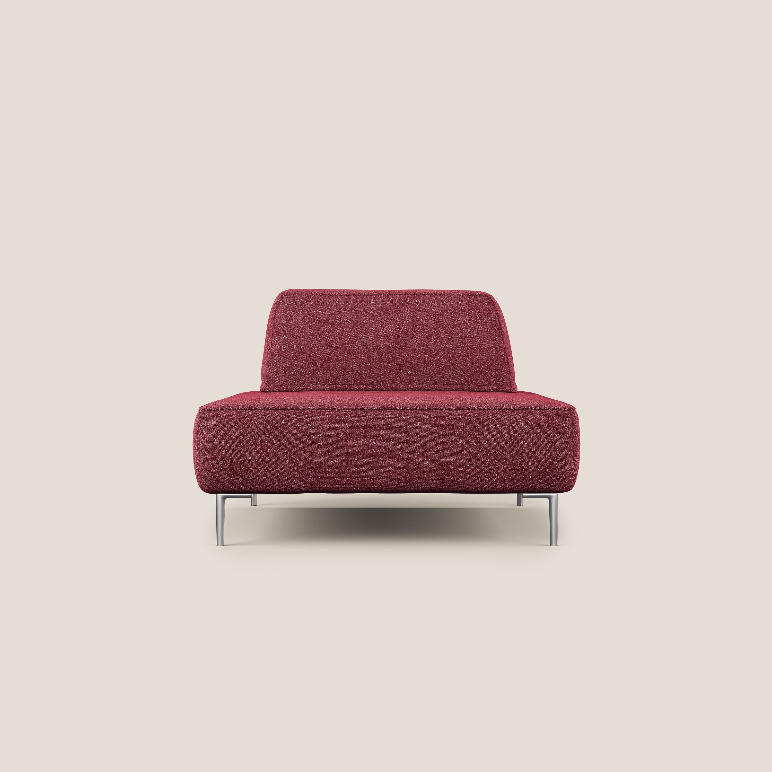 Newton poltrona modulare con schienali movibili T07 rosso - divani.store