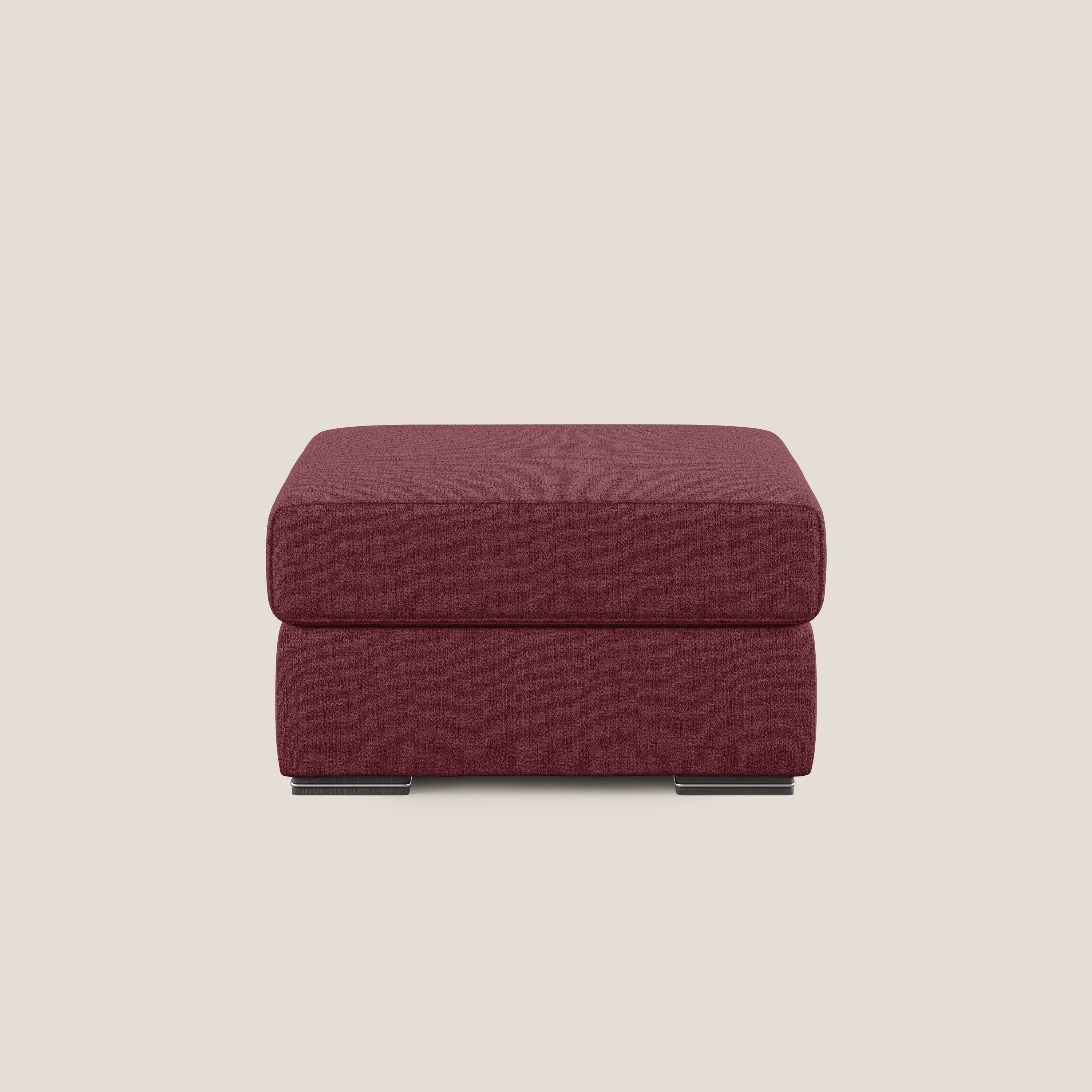Sun pouf apribile contenitore in tessuto impermeabile fiammato T03 rosso - divani.store