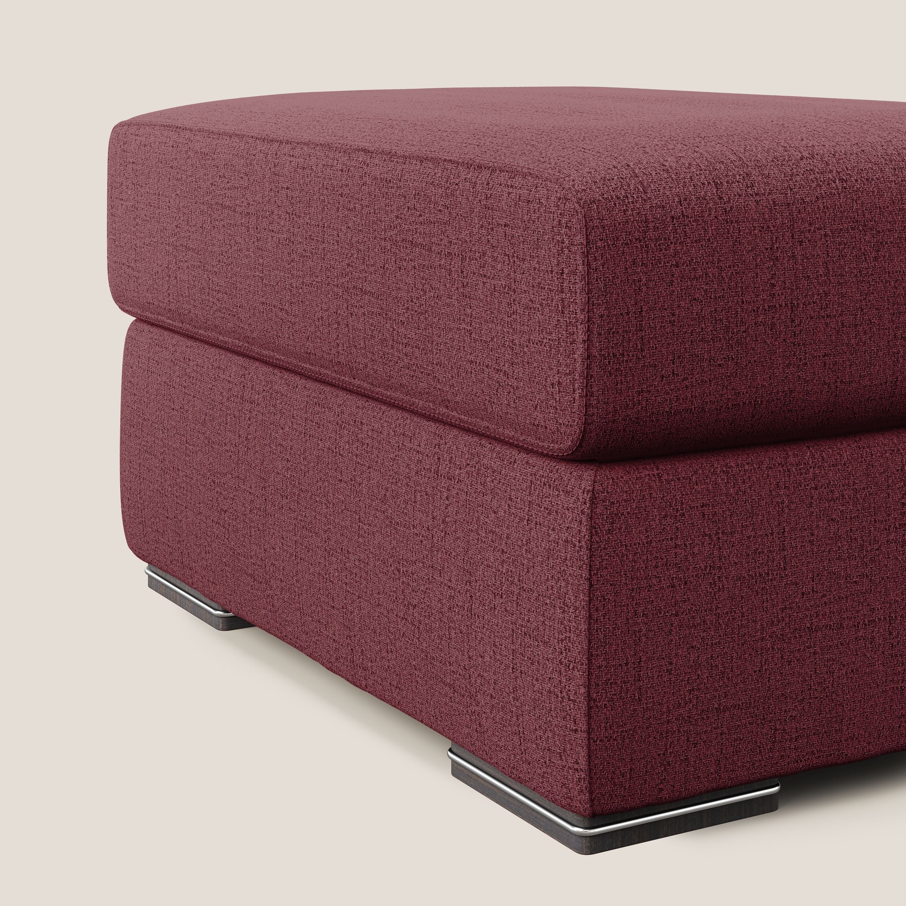 Sun pouf apribile contenitore in tessuto impermeabile fiammato T03 rosso - divani.store