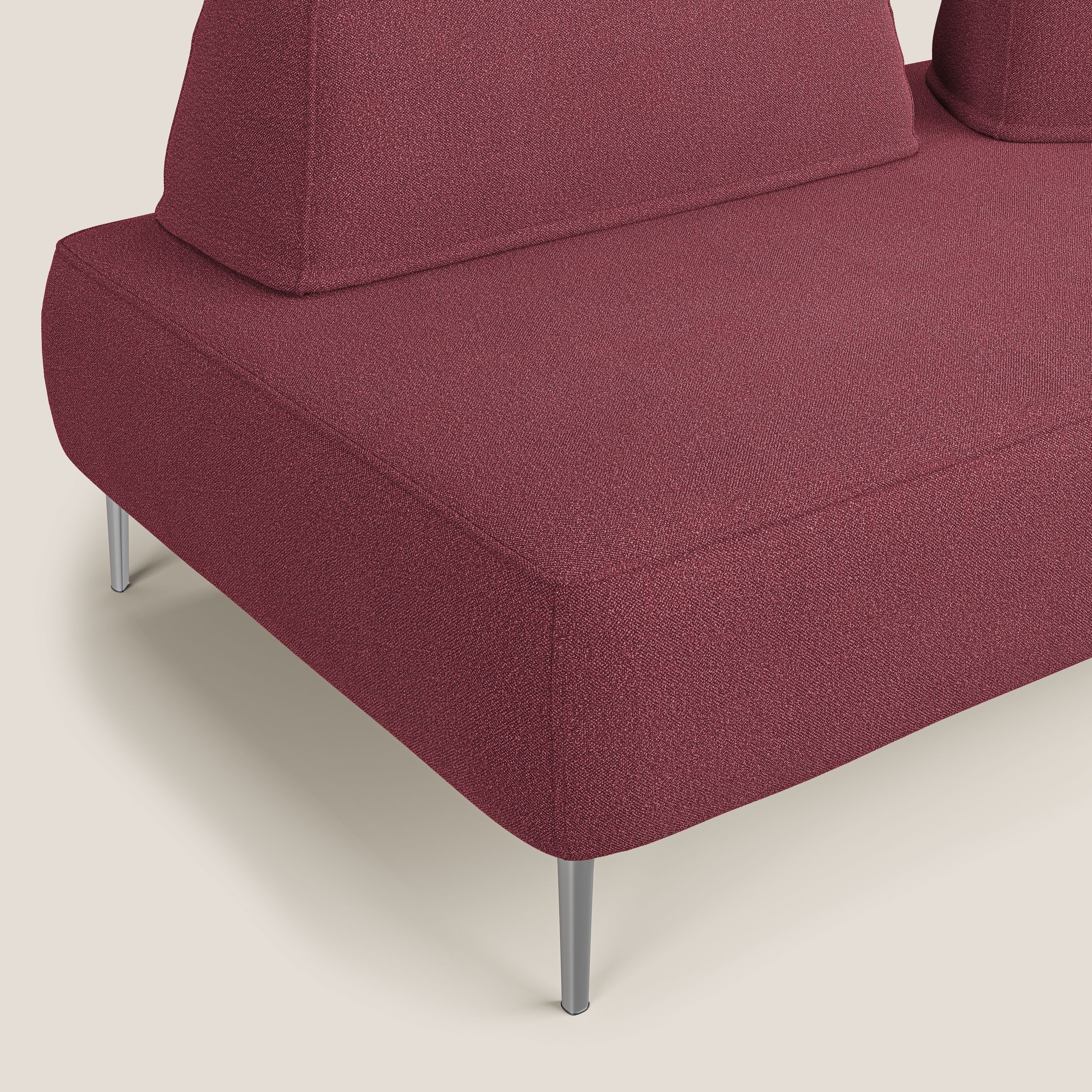 Newton divano modulare con schienali movibili T07 rosso - divani.store