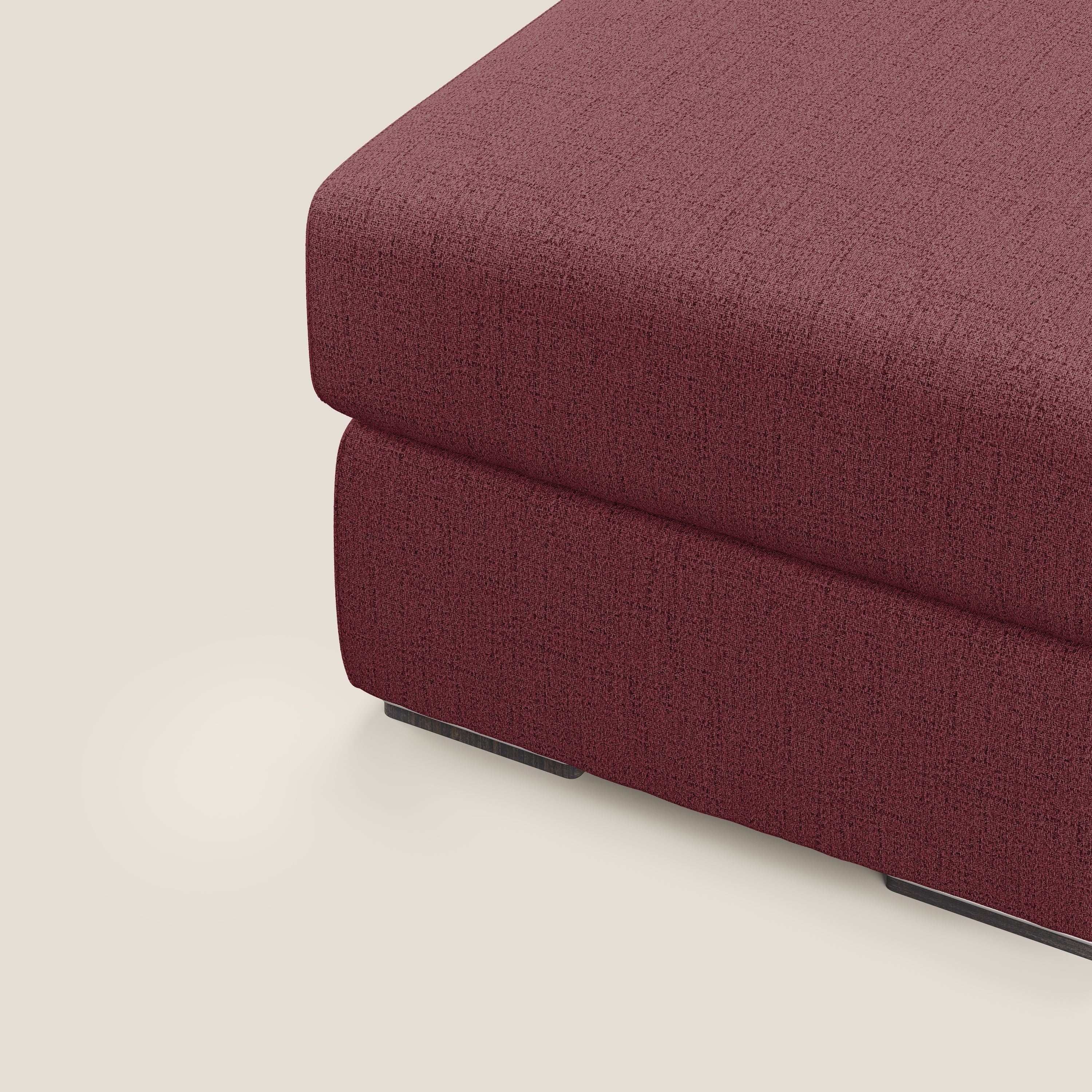 Sun pouf apribile contenitore in tessuto impermeabile fiammato T03 rosso - divani.store