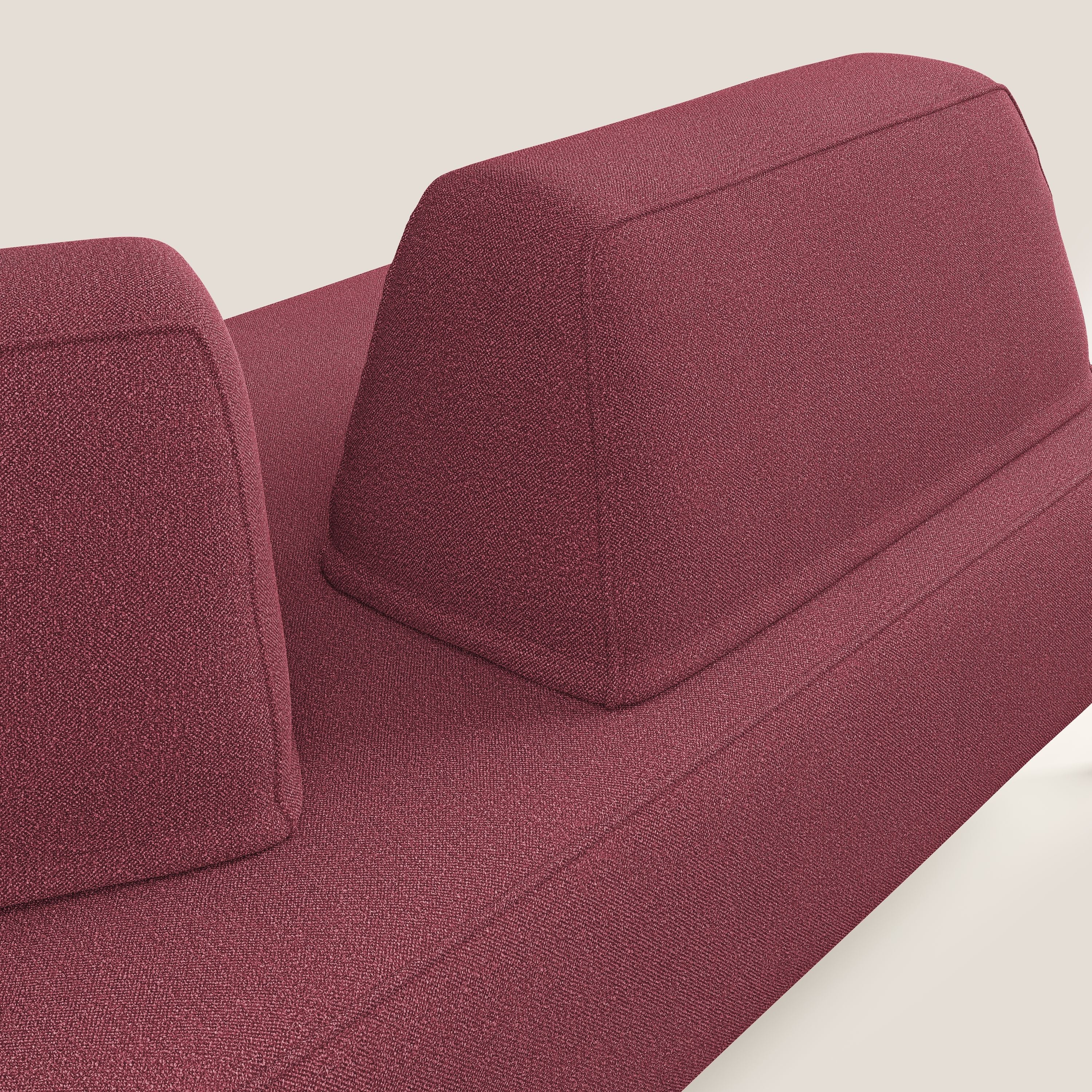 Newton divano modulare con schienali movibili T07 rosso - divani.store