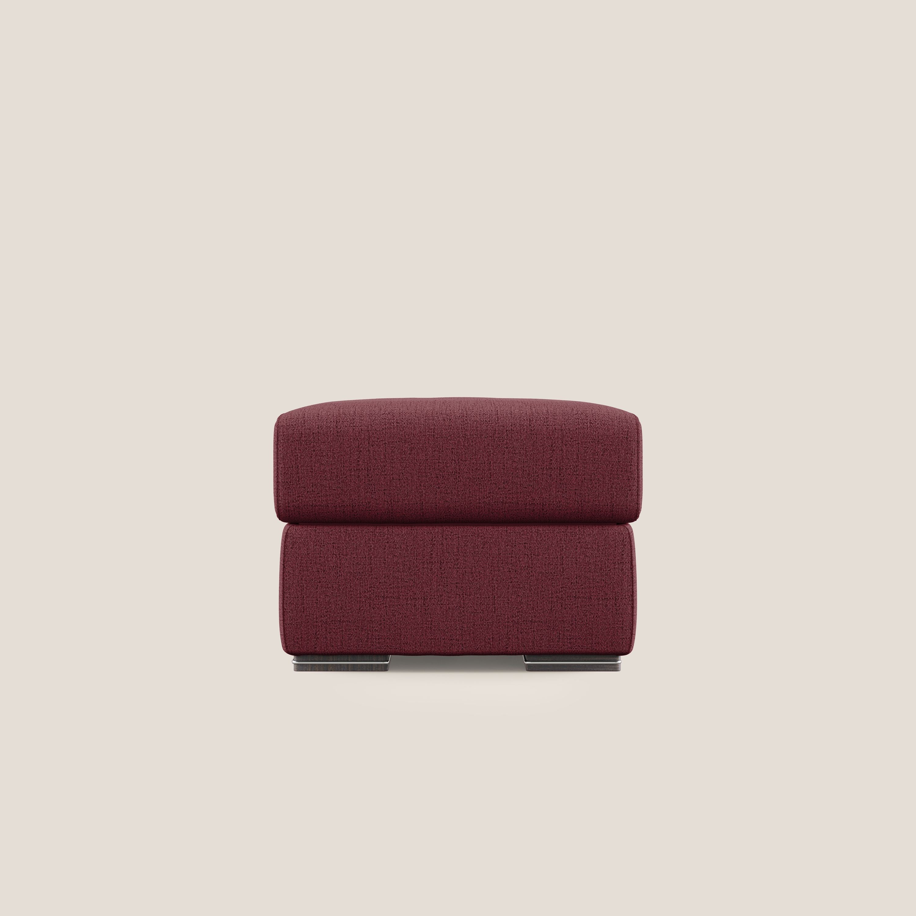 Sun pouf apribile contenitore in tessuto impermeabile fiammato T03 rosso - divani.store